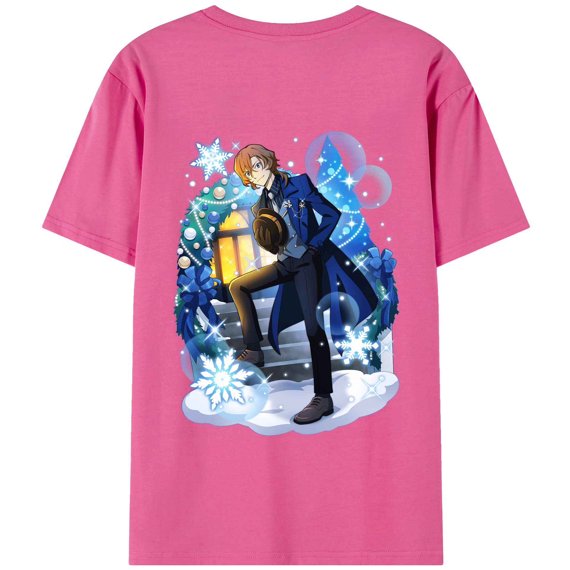 （画像用） 文豪ストレイドッグス Bungo Stray Dogs レディース半袖Tシャツ(バックプリント)