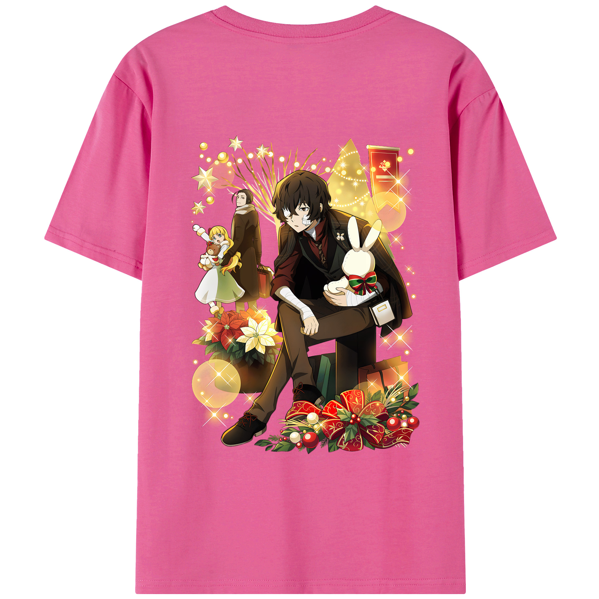 （画像用） 文豪ストレイドッグス Bungo Stray Dogs レディース半袖Tシャツ(バックプリント)