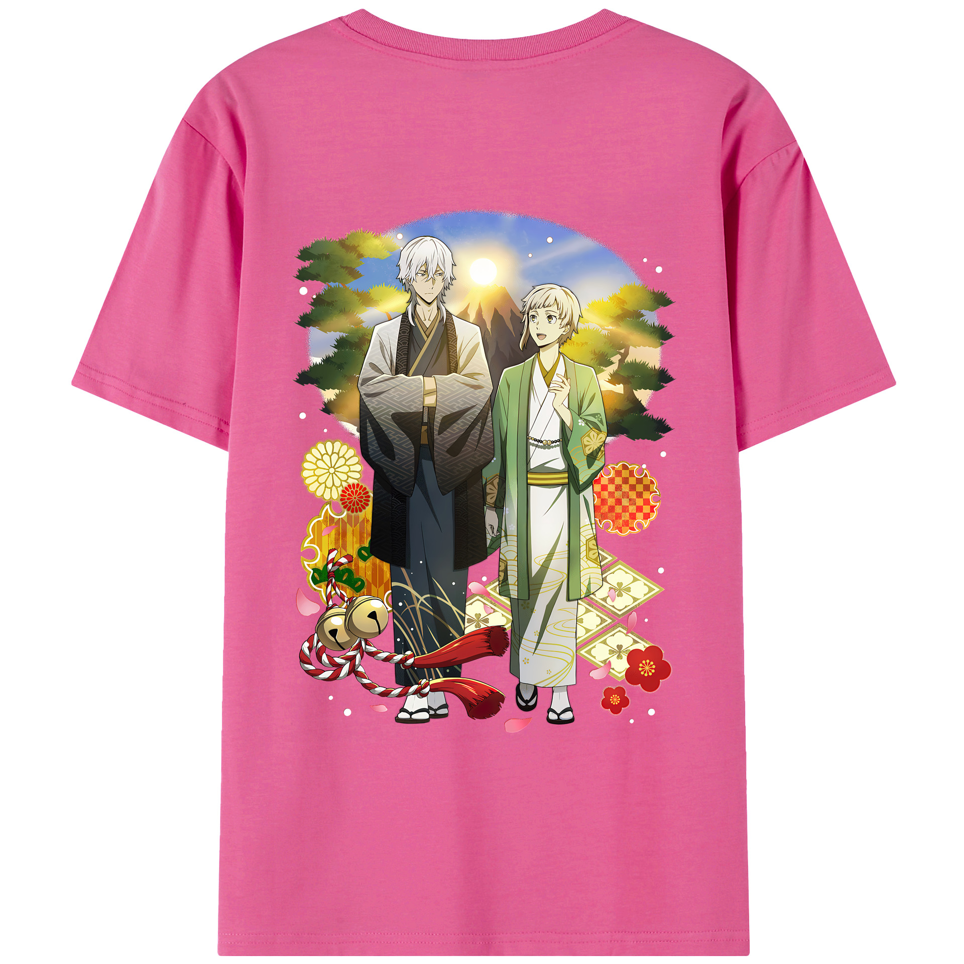 （画像用） 文豪ストレイドッグス Bungo Stray Dogs レディース半袖Tシャツ(バックプリント)