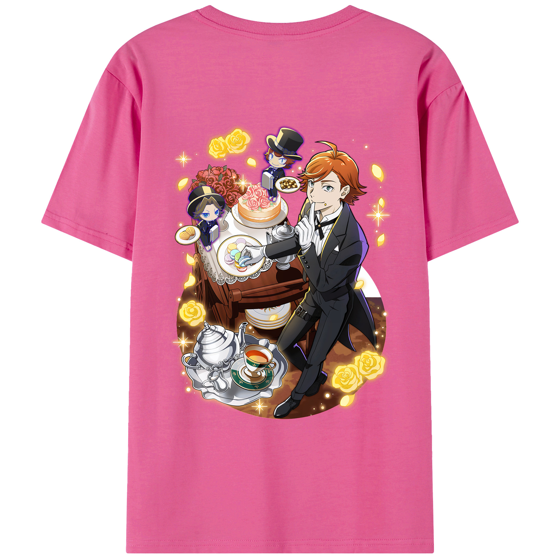 （画像用） 文豪ストレイドッグス Bungo Stray Dogs レディース半袖Tシャツ(バックプリント)