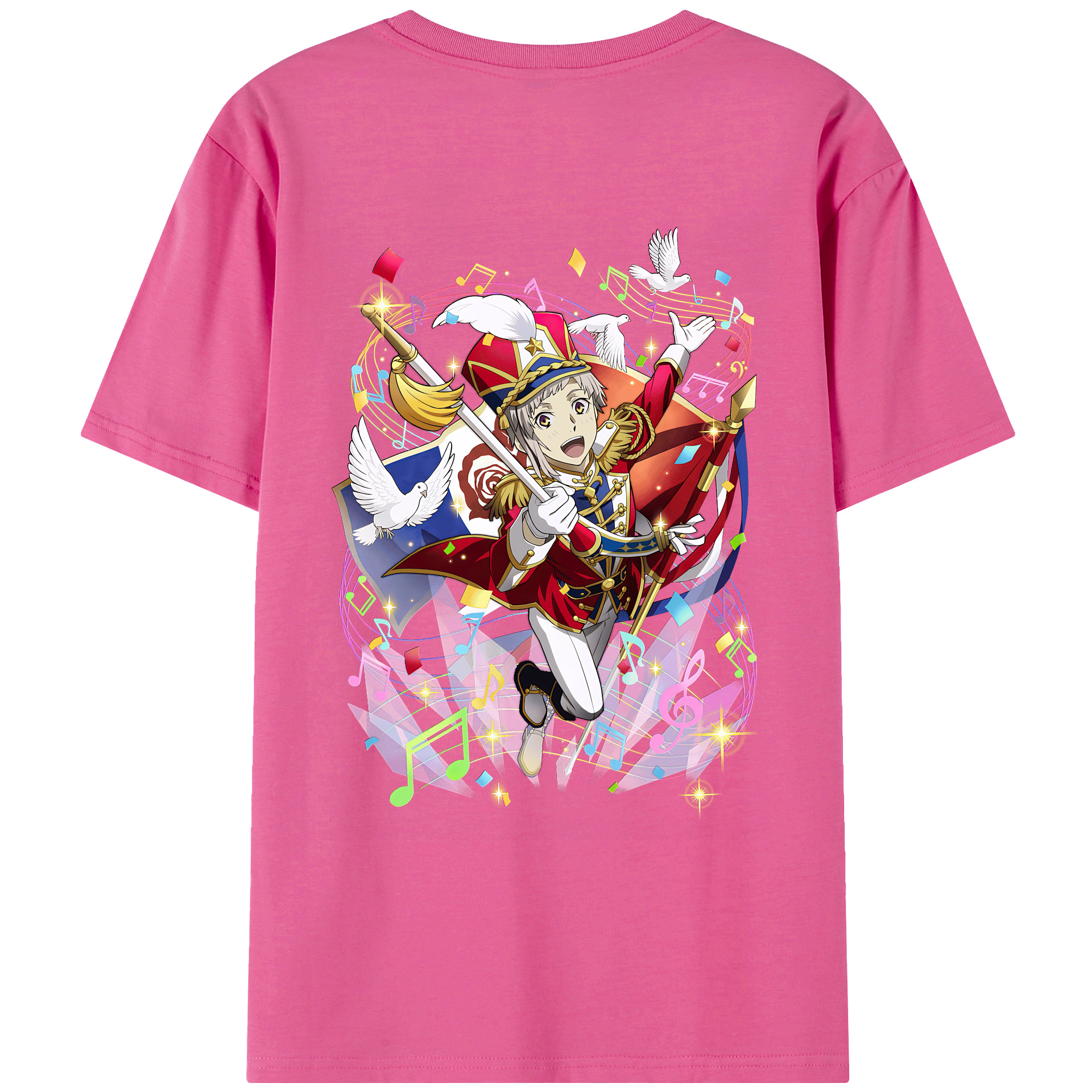 （画像用） 文豪ストレイドッグス Bungo Stray Dogs レディース半袖Tシャツ(バックプリント)