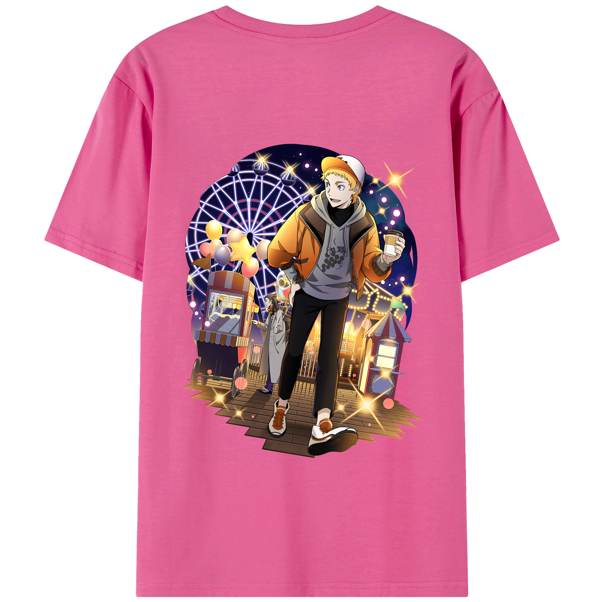 （画像用） 文豪ストレイドッグス Bungo Stray Dogs レディース半袖Tシャツ(バックプリント)