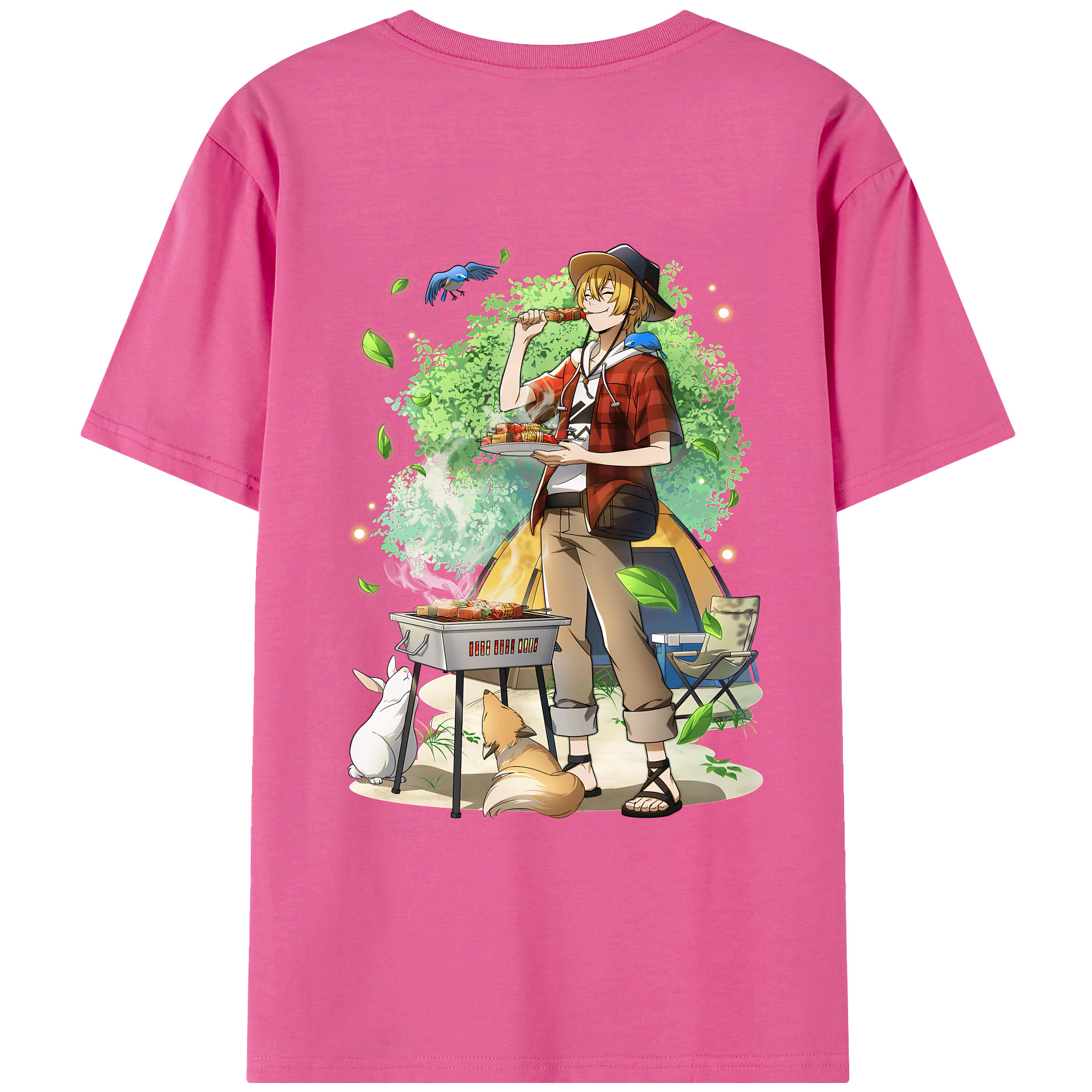 （画像用） 文豪ストレイドッグス Bungo Stray Dogs レディース半袖Tシャツ(バックプリント)