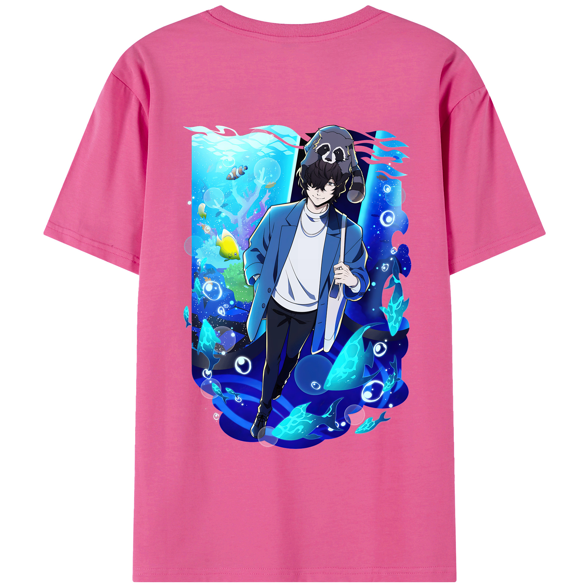 （画像用） 文豪ストレイドッグス Bungo Stray Dogs レディース半袖Tシャツ(バックプリント)