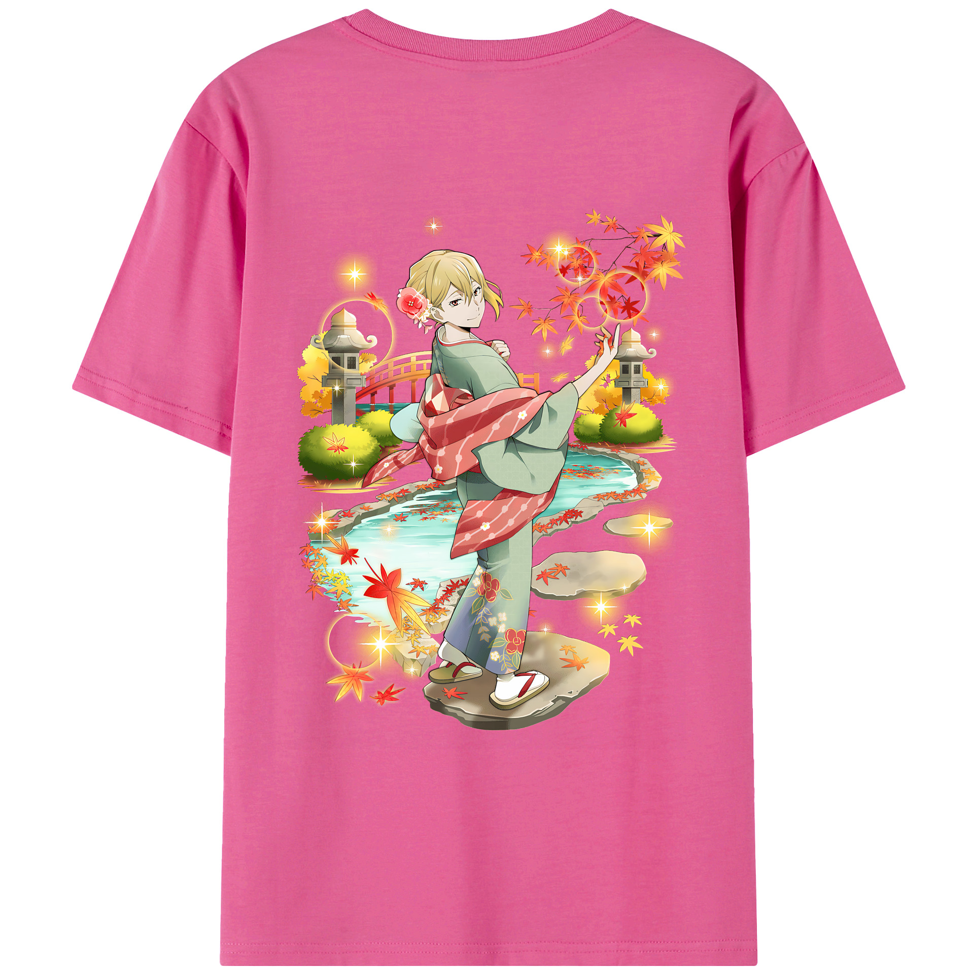 （画像用） 文豪ストレイドッグス Bungo Stray Dogs レディース半袖Tシャツ(バックプリント)