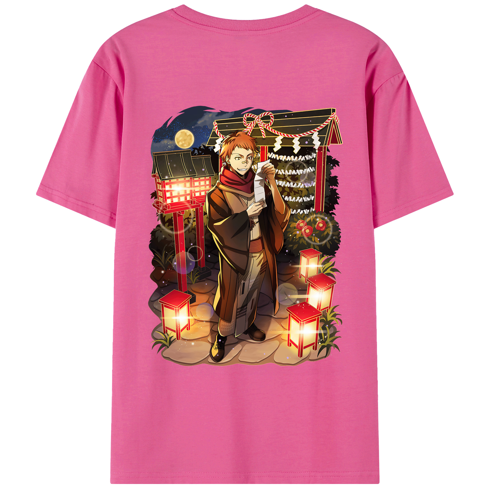 （画像用） 文豪ストレイドッグス Bungo Stray Dogs レディース半袖Tシャツ(バックプリント)