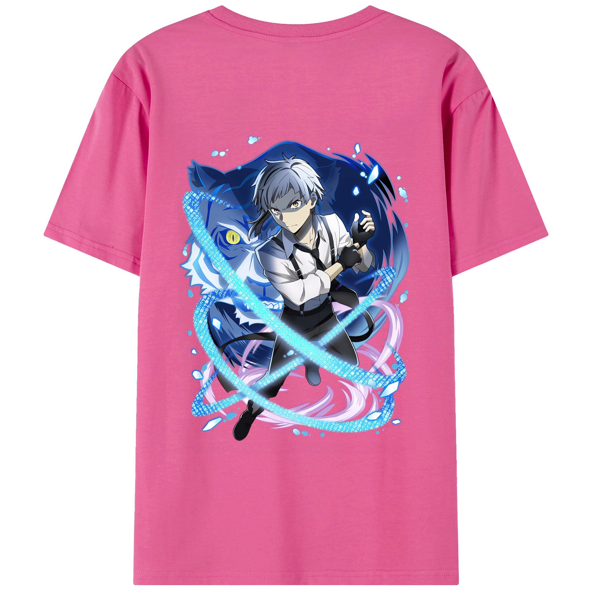 （画像用） 文豪ストレイドッグス Bungo Stray Dogs レディース半袖Tシャツ(バックプリント)
