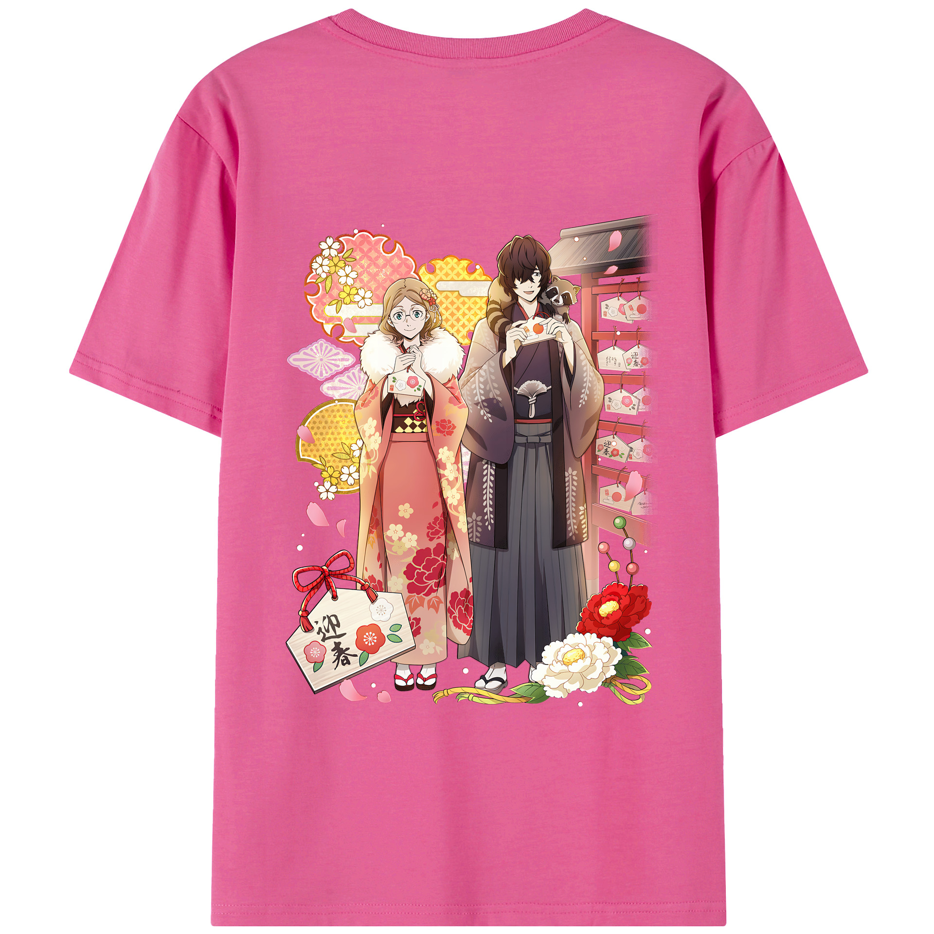 （画像用） 文豪ストレイドッグス Bungo Stray Dogs レディース半袖Tシャツ(バックプリント)