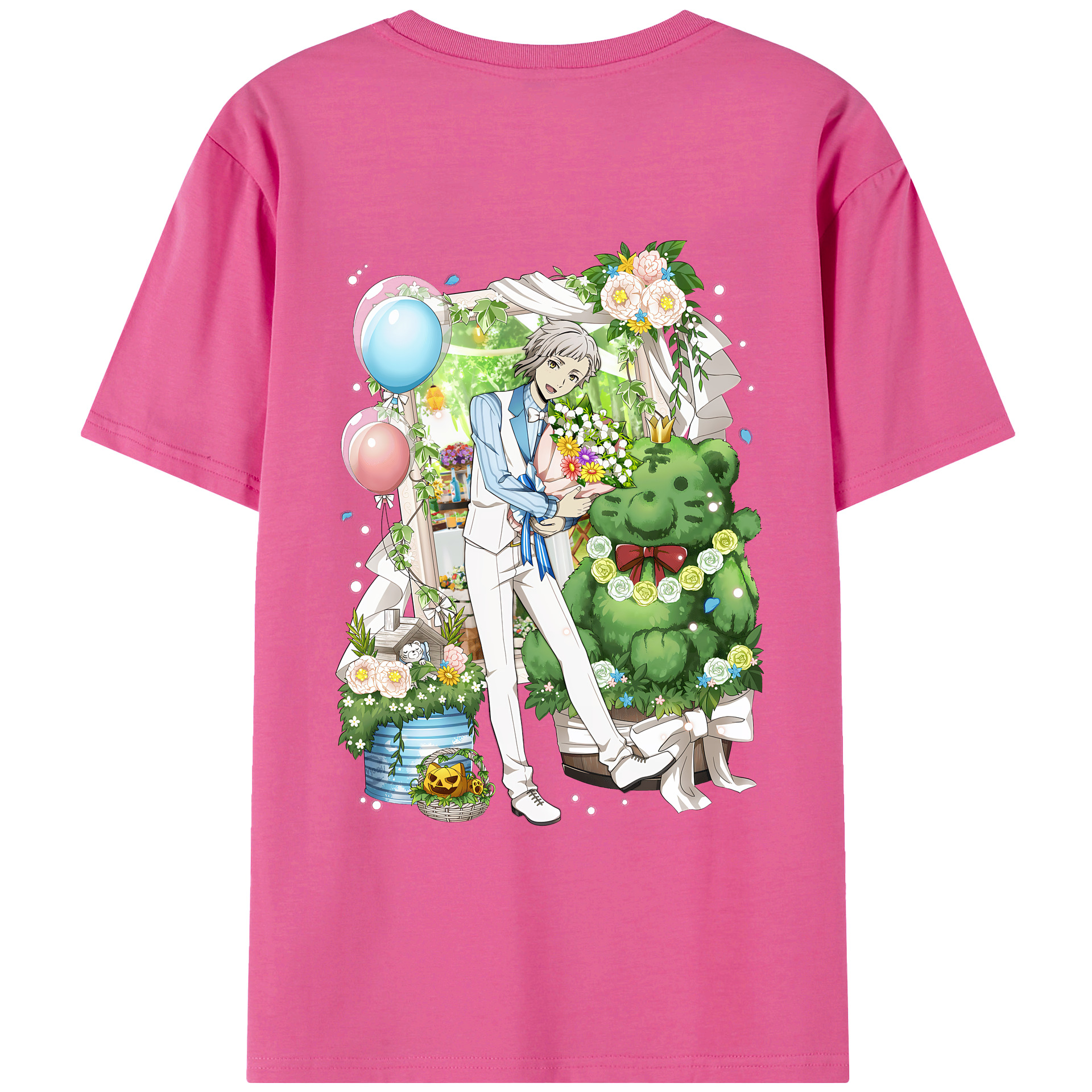 （画像用） 文豪ストレイドッグス Bungo Stray Dogs レディース半袖Tシャツ(バックプリント)