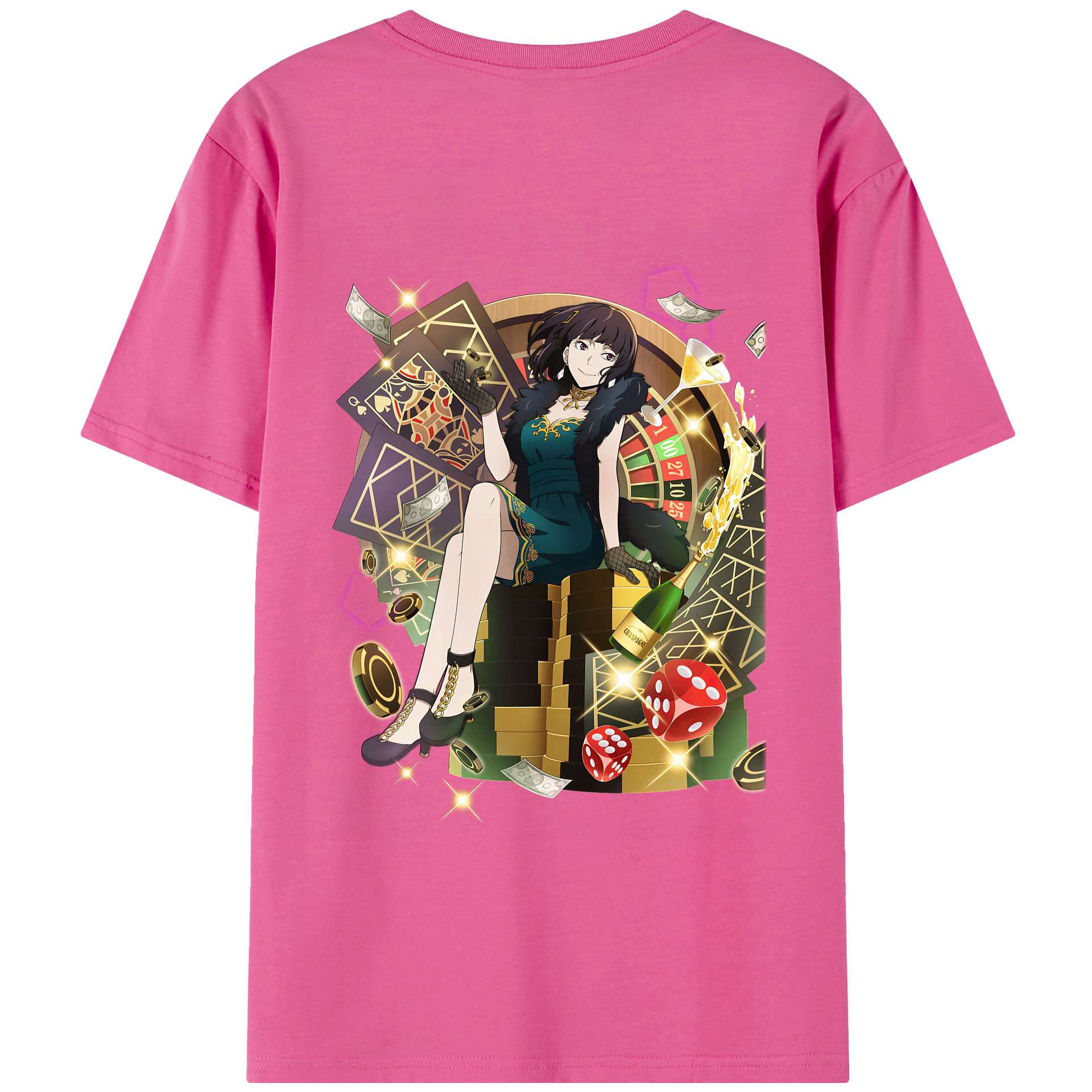 （画像用） 文豪ストレイドッグス Bungo Stray Dogs レディース半袖Tシャツ(バックプリント)