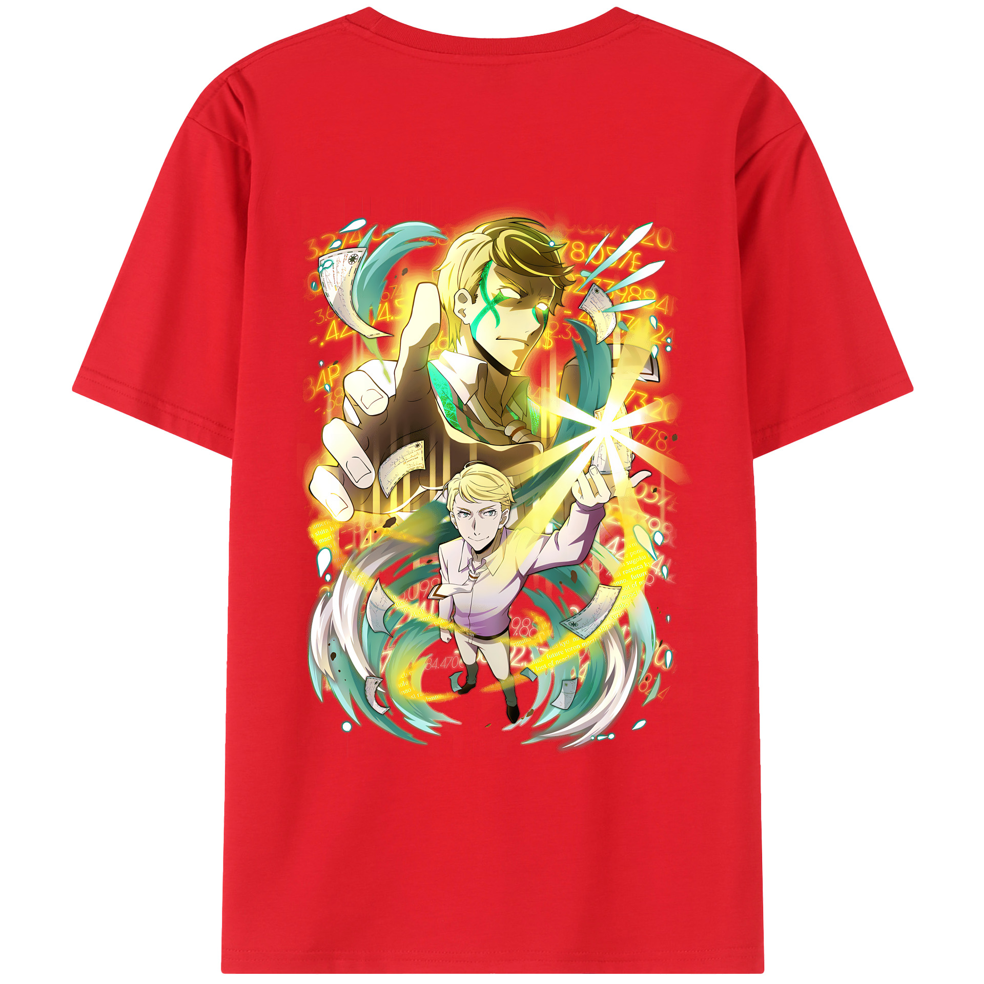 （画像用） 文豪ストレイドッグス Bungo Stray Dogs レディース半袖Tシャツ(バックプリント)