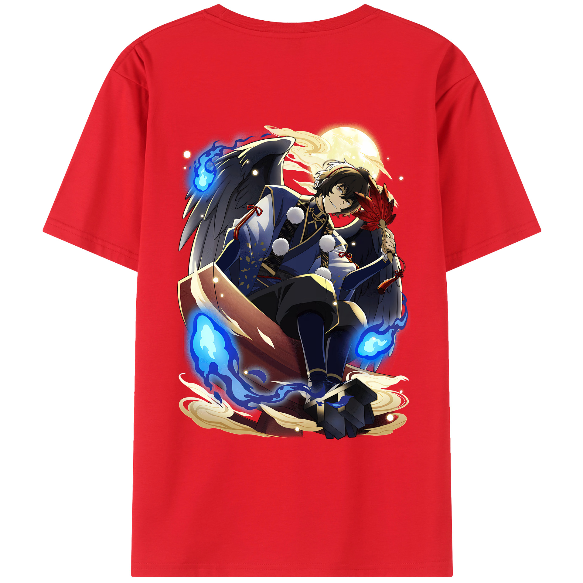（画像用） 文豪ストレイドッグス Bungo Stray Dogs レディース半袖Tシャツ(バックプリント)