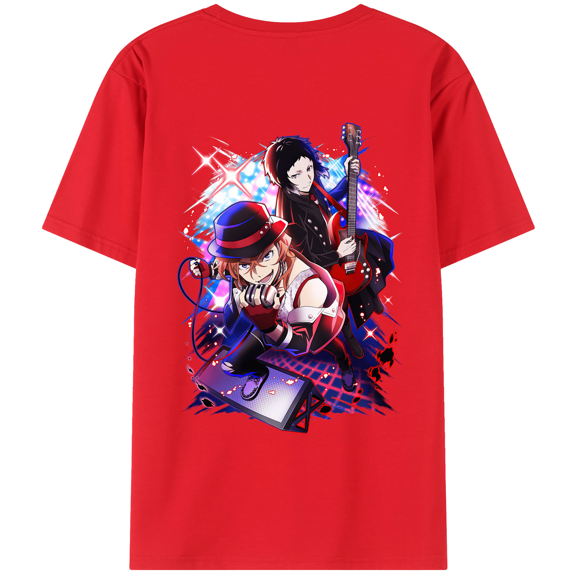 （画像用） 文豪ストレイドッグス Bungo Stray Dogs レディース半袖Tシャツ(バックプリント)