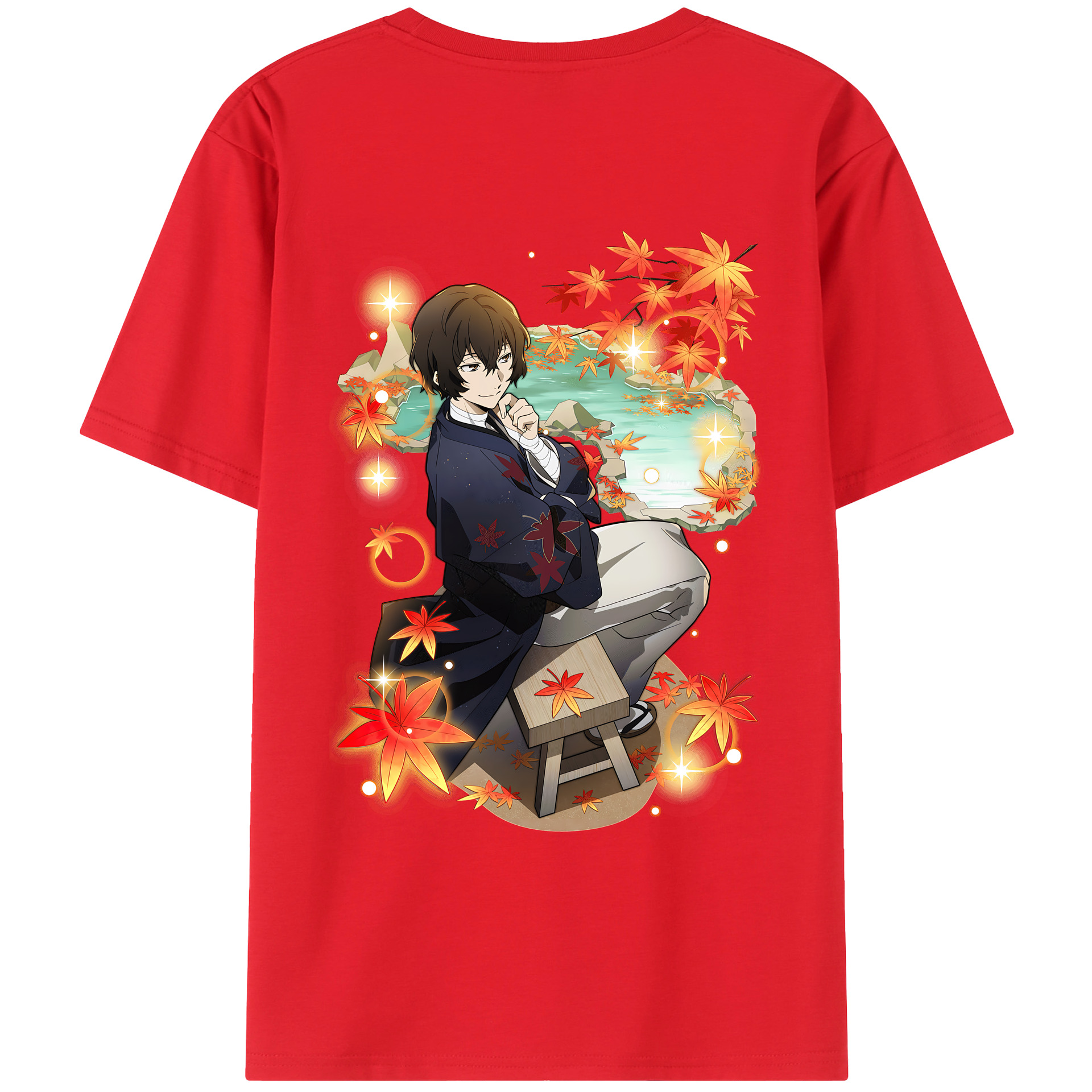 （画像用） 文豪ストレイドッグス Bungo Stray Dogs レディース半袖Tシャツ(バックプリント)