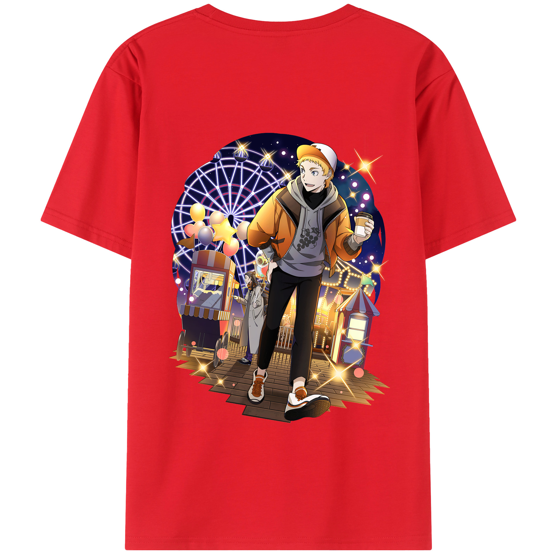 （画像用） 文豪ストレイドッグス Bungo Stray Dogs レディース半袖Tシャツ(バックプリント)