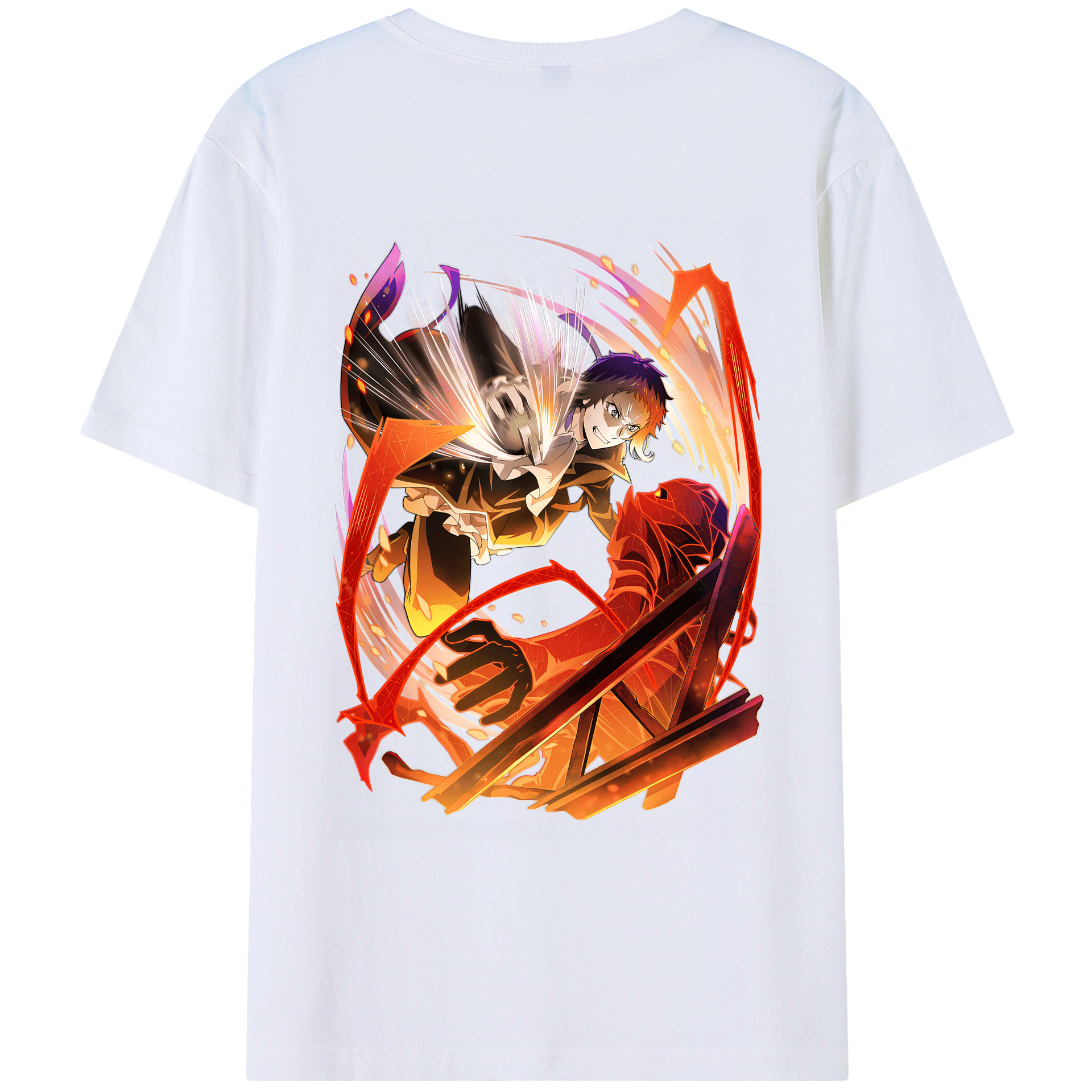 （画像用） 文豪ストレイドッグス Bungo Stray Dogs レディース半袖Tシャツ(バックプリント)