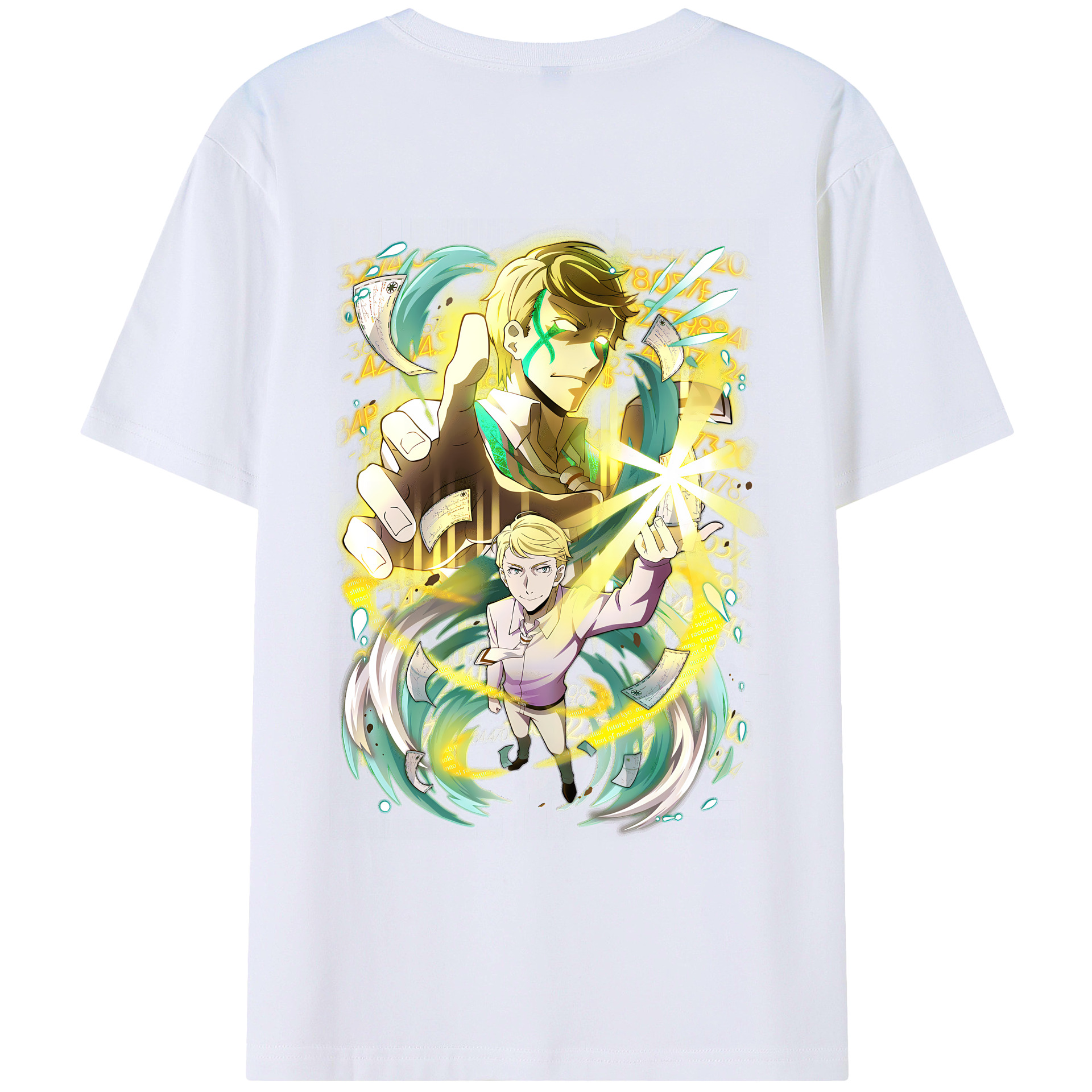 （画像用） 文豪ストレイドッグス Bungo Stray Dogs レディース半袖Tシャツ(バックプリント)