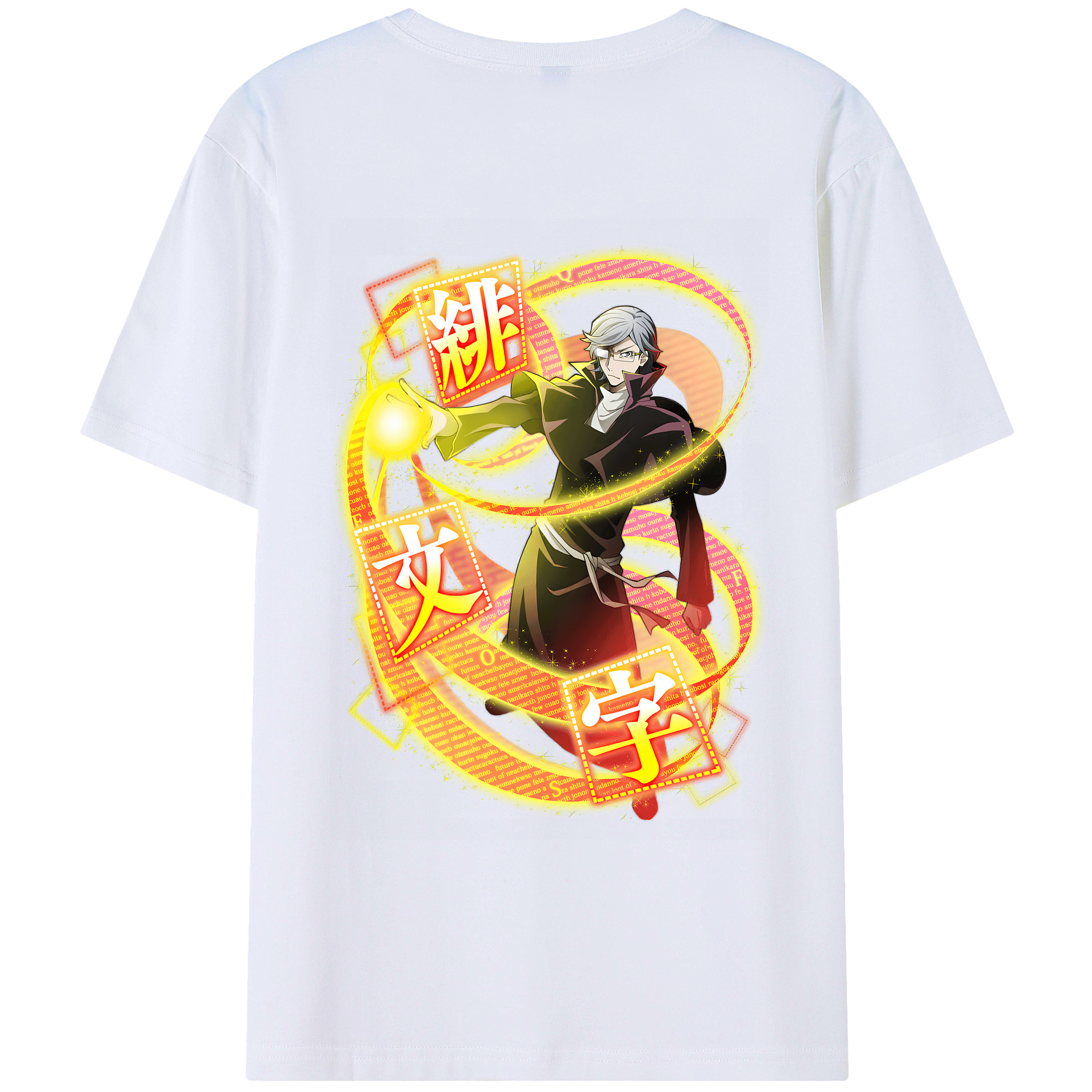 （画像用） 文豪ストレイドッグス Bungo Stray Dogs レディース半袖Tシャツ(バックプリント)