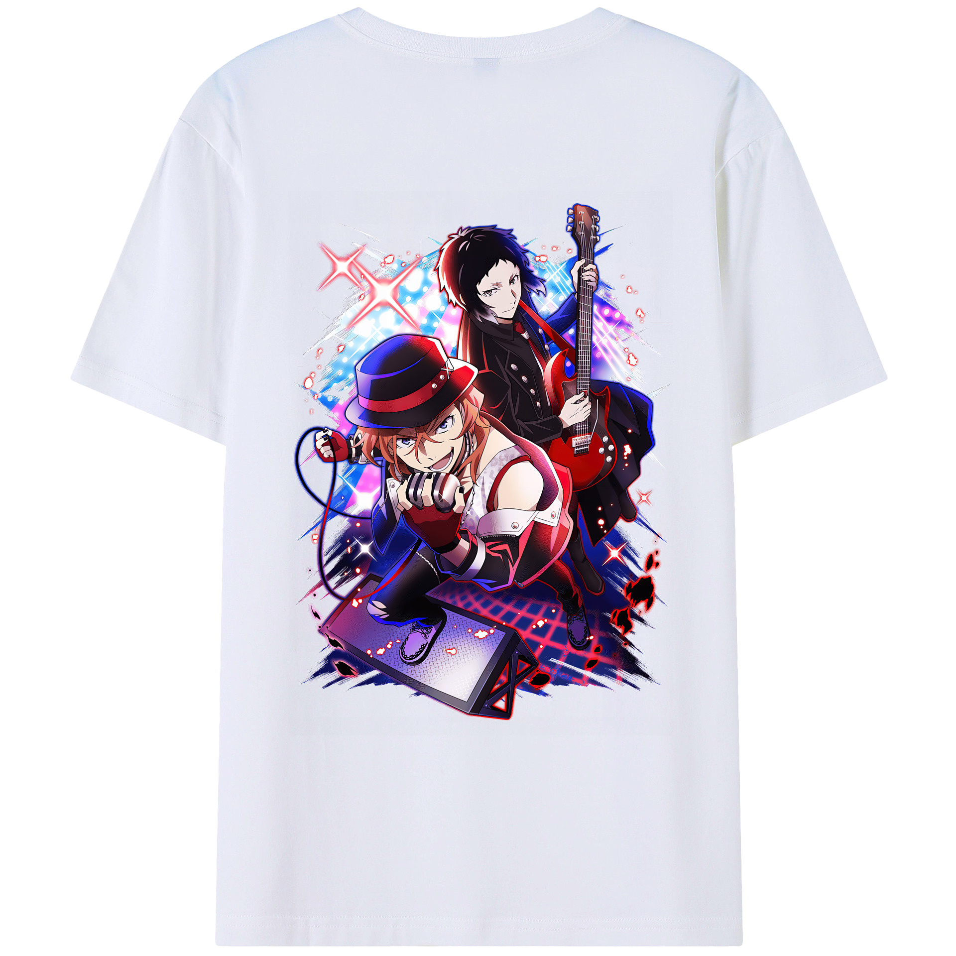 （画像用） 文豪ストレイドッグス Bungo Stray Dogs レディース半袖Tシャツ(バックプリント)
