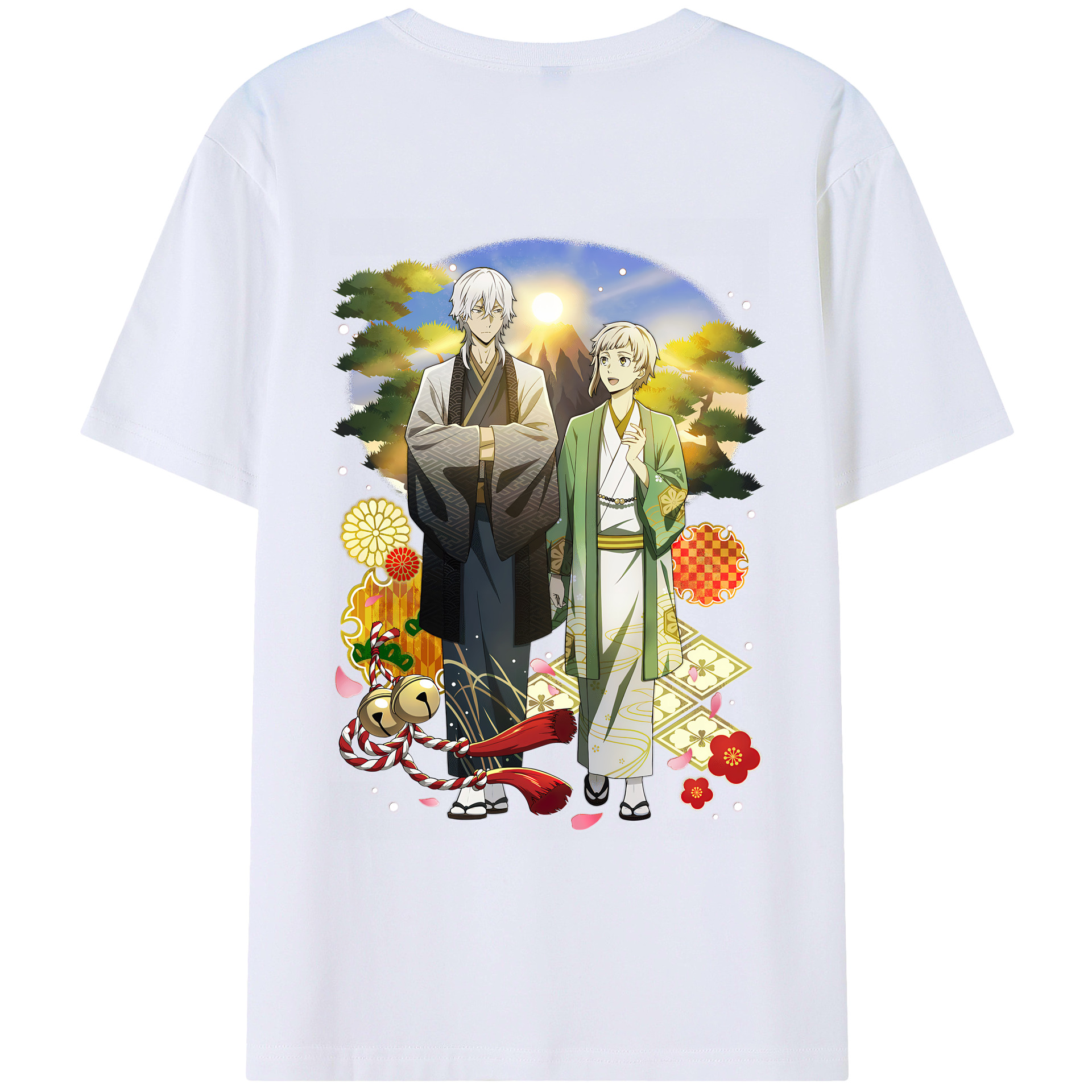 （画像用） 文豪ストレイドッグス Bungo Stray Dogs レディース半袖Tシャツ(バックプリント)