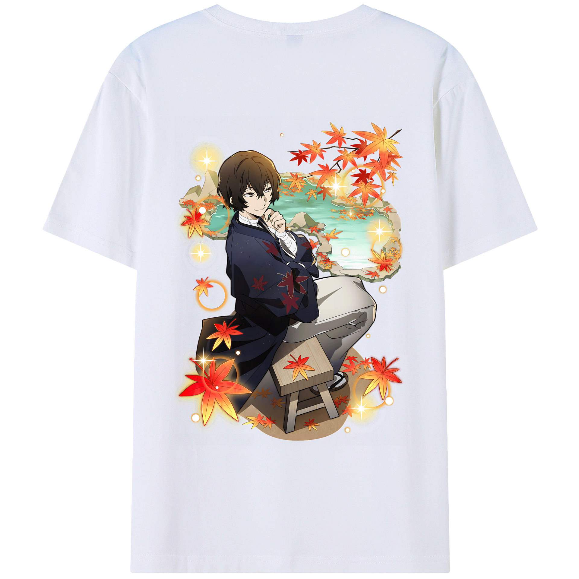 （画像用） 文豪ストレイドッグス Bungo Stray Dogs レディース半袖Tシャツ(バックプリント)