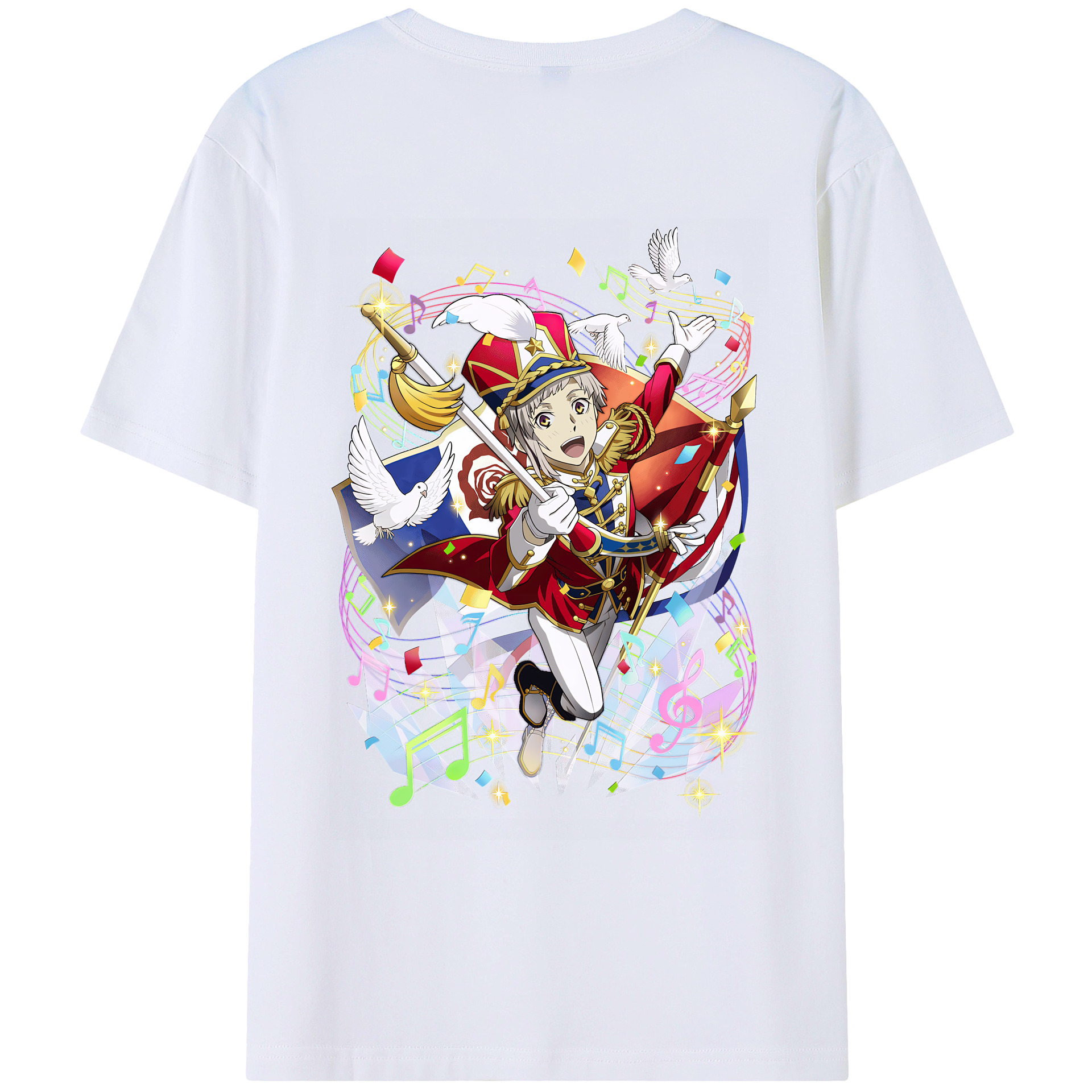 （画像用） 文豪ストレイドッグス Bungo Stray Dogs レディース半袖Tシャツ(バックプリント)