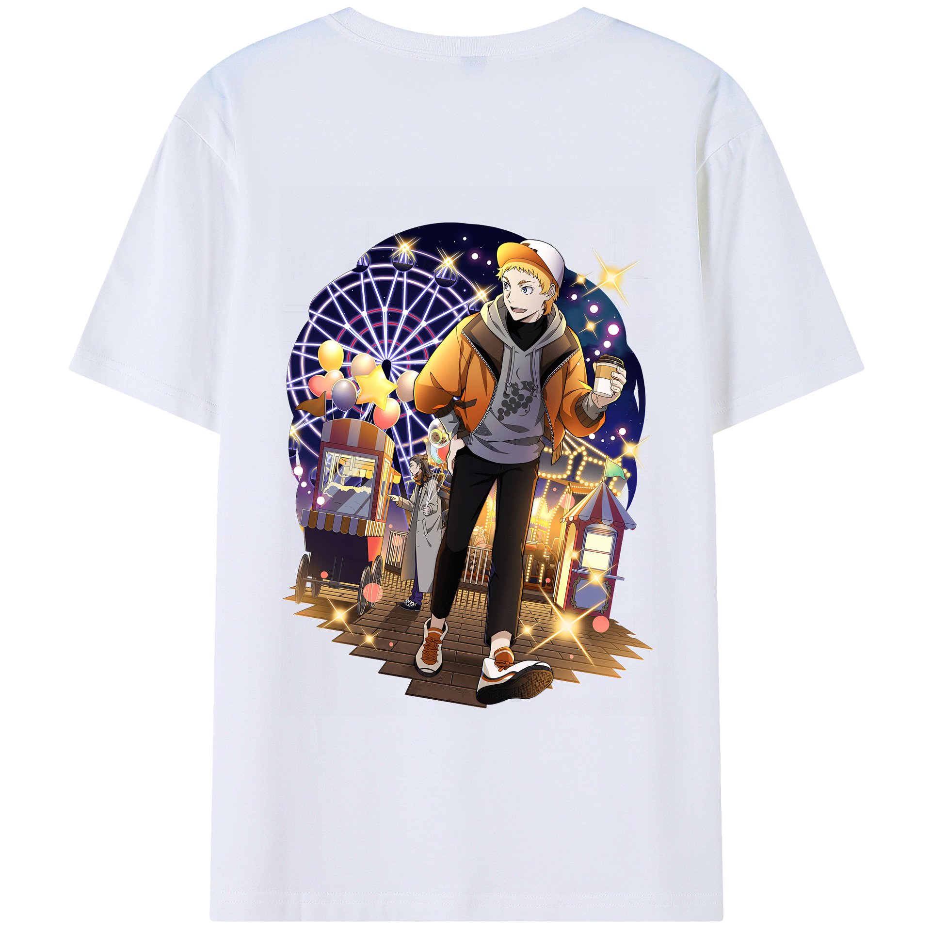 （画像用） 文豪ストレイドッグス Bungo Stray Dogs レディース半袖Tシャツ(バックプリント)