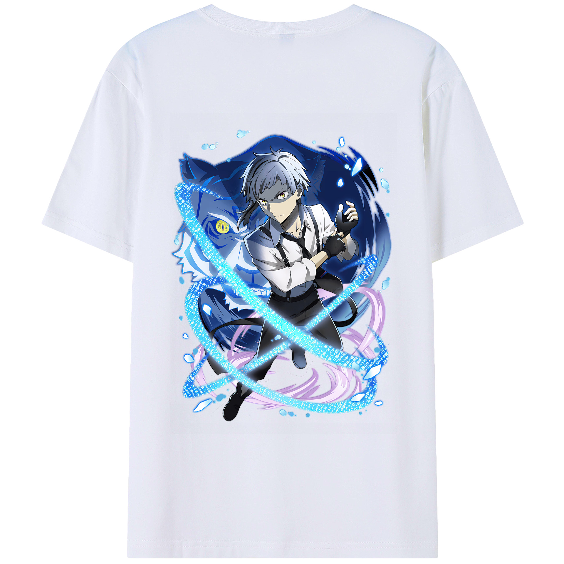 （画像用） 文豪ストレイドッグス Bungo Stray Dogs レディース半袖Tシャツ(バックプリント)