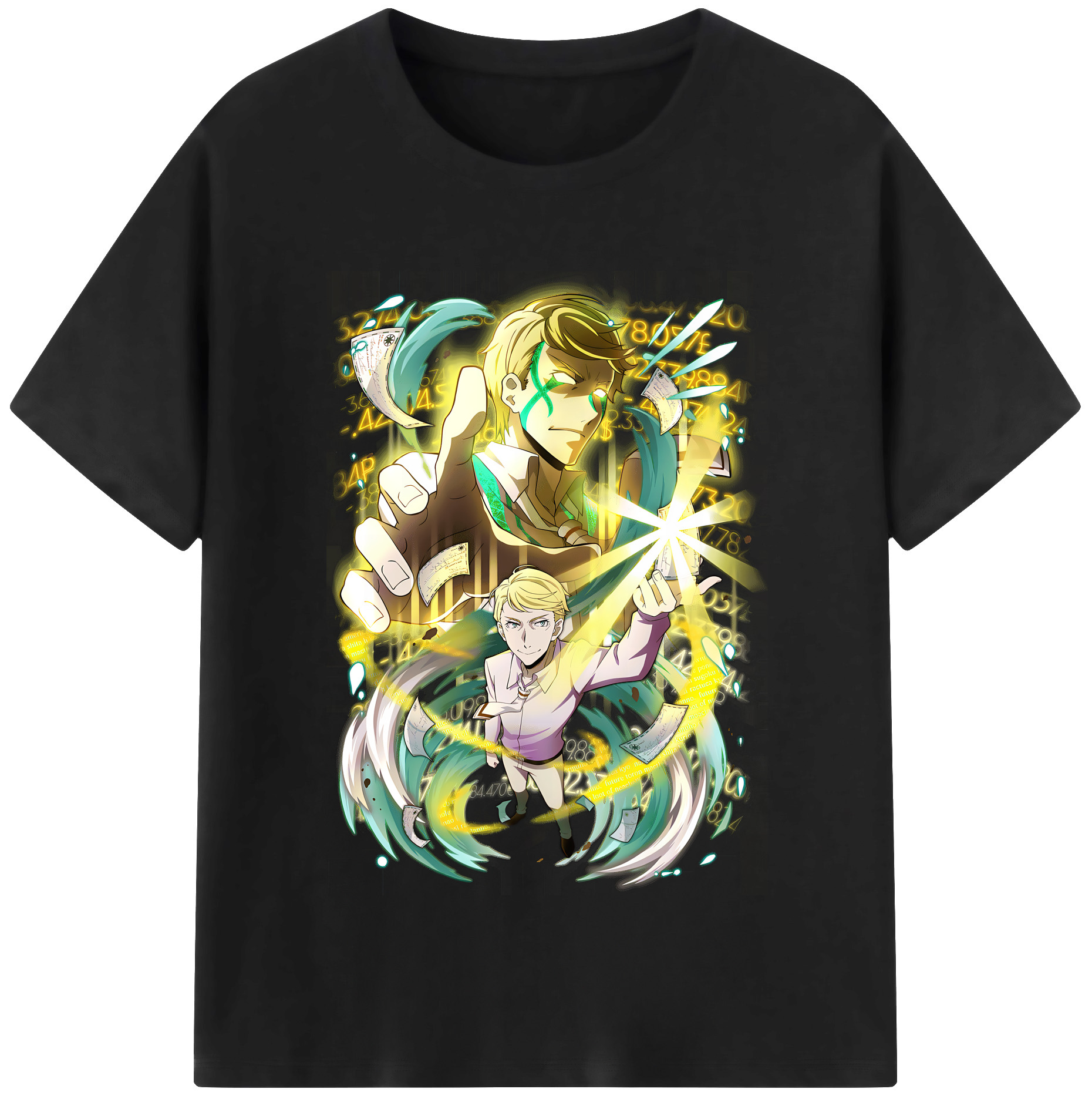 （画像用） 文豪ストレイドッグス Bungo Stray Dogs レディースカジュアルプリントTシャツ（綿100％）