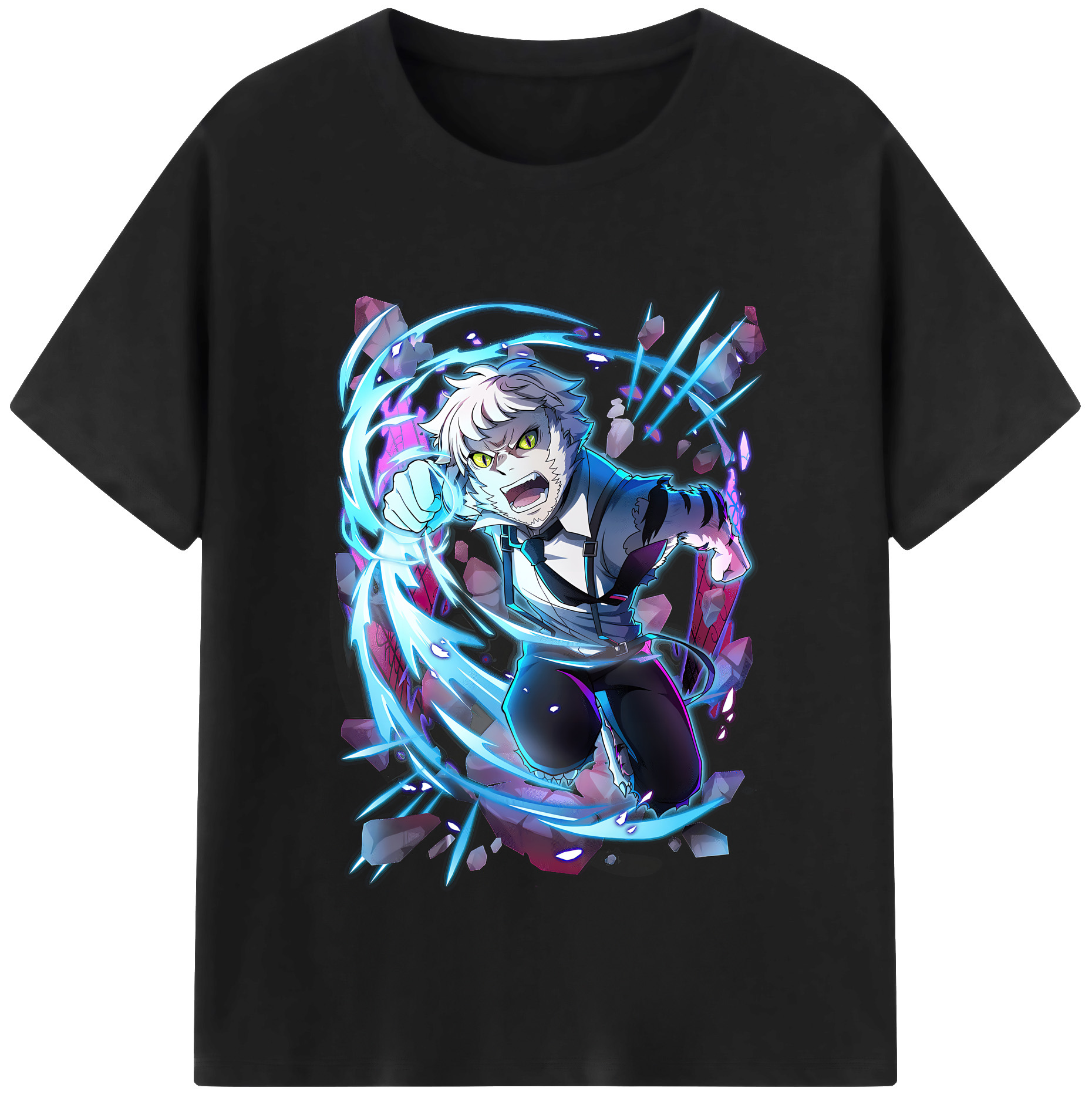 （画像用） 文豪ストレイドッグス Bungo Stray Dogs レディースカジュアルプリントTシャツ（綿100％）