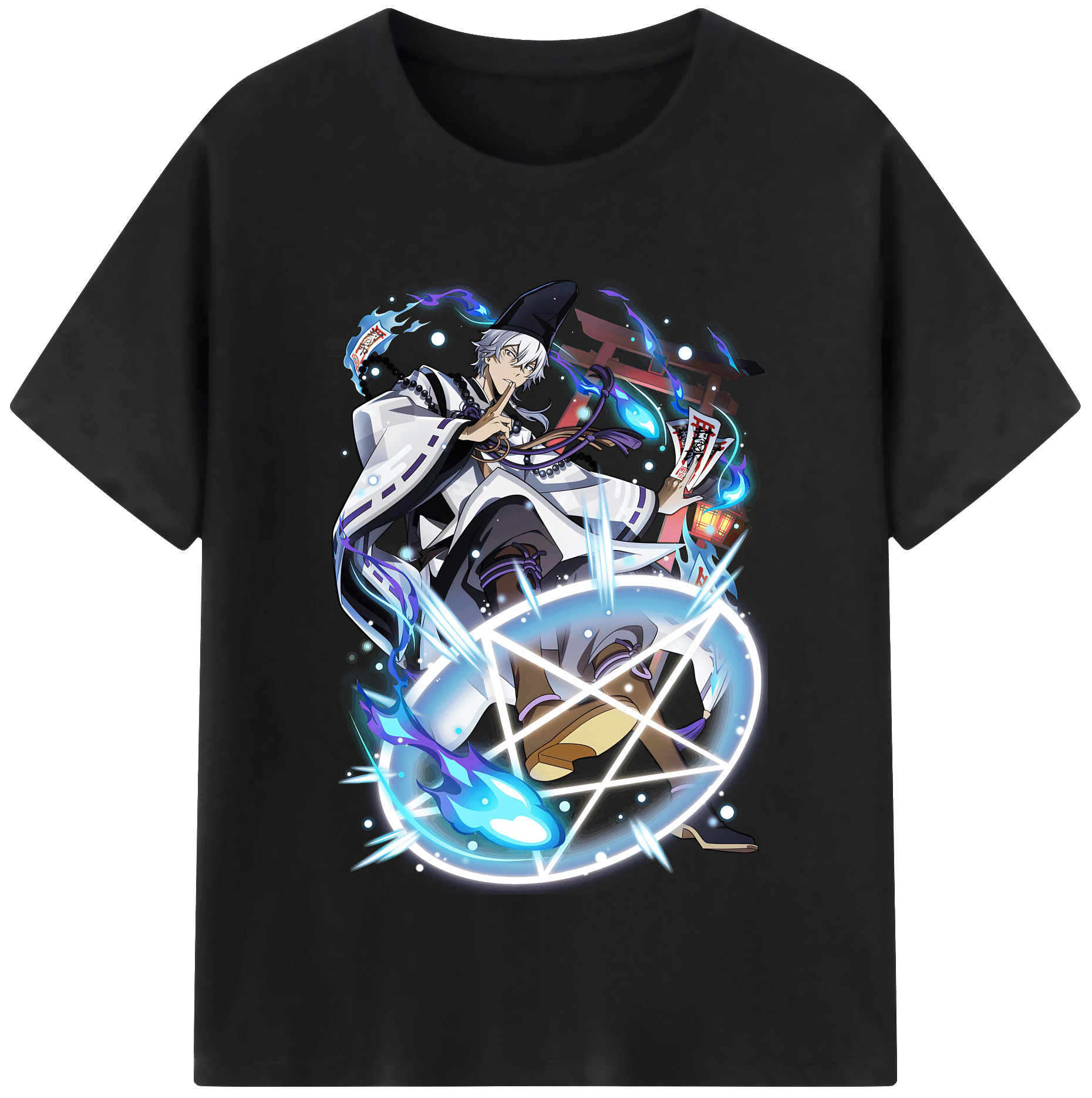（画像用） 文豪ストレイドッグス Bungo Stray Dogs レディースカジュアルプリントTシャツ（綿100％）