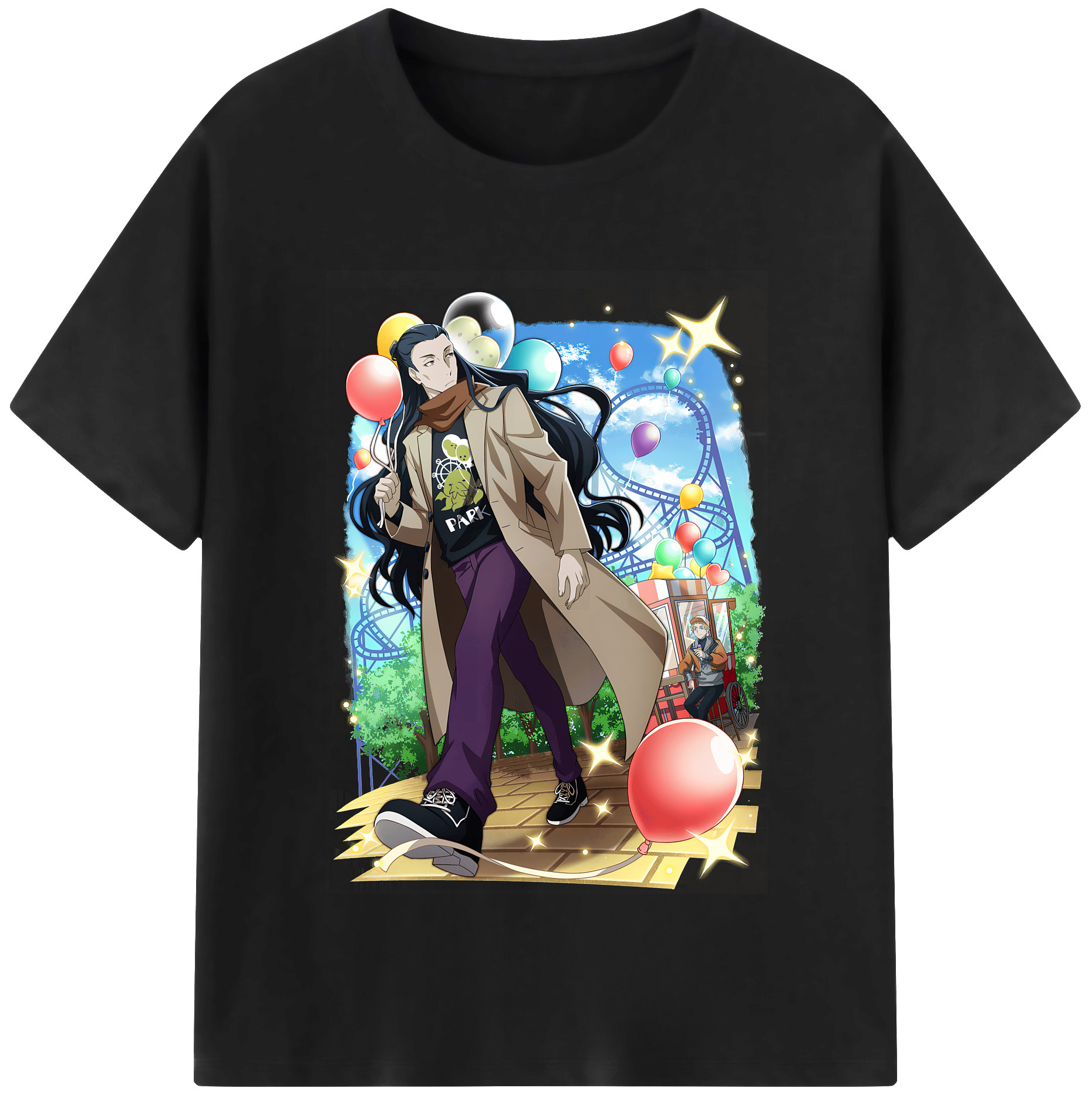 （画像用） 文豪ストレイドッグス Bungo Stray Dogs レディースカジュアルプリントTシャツ（綿100％）