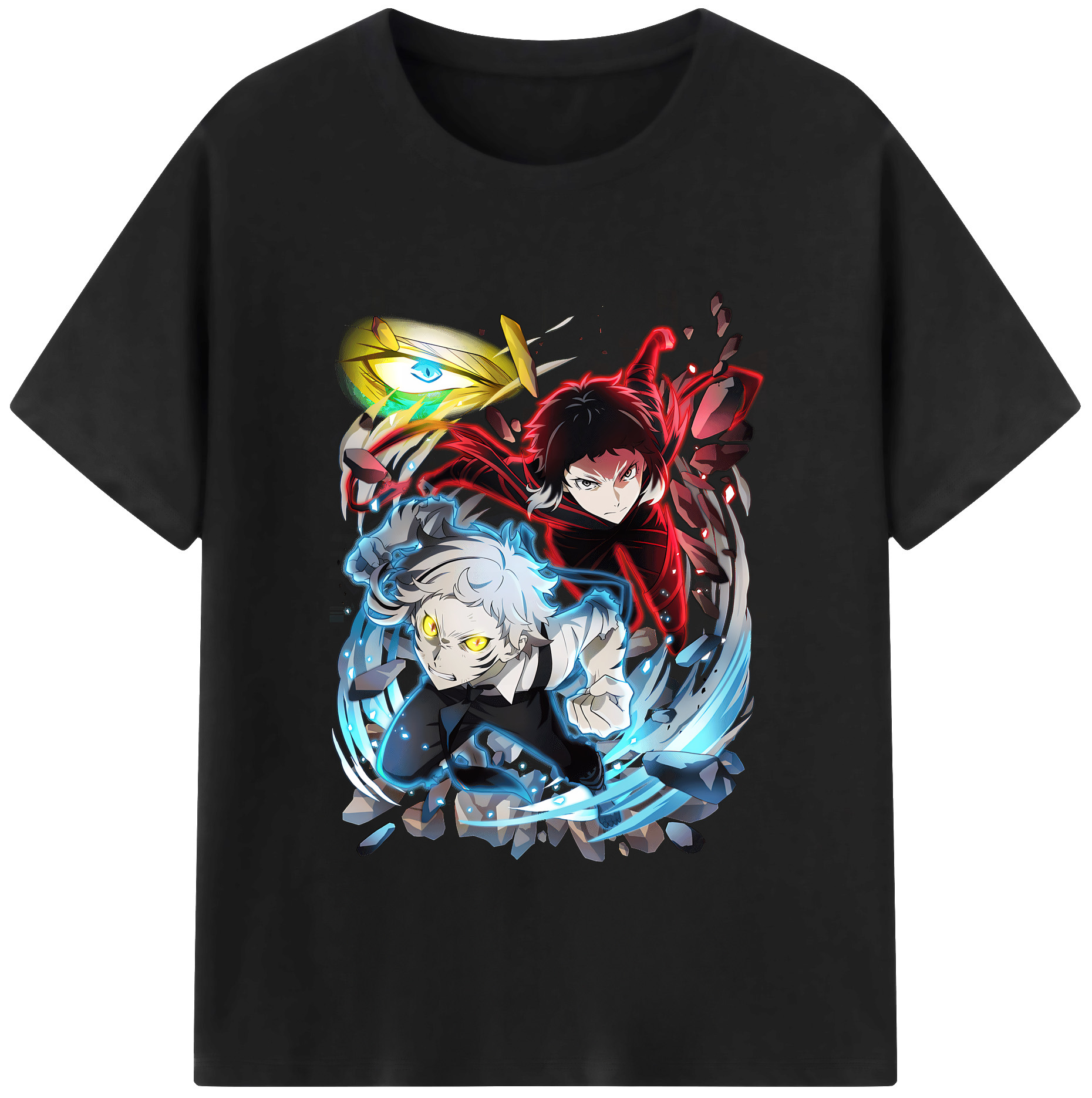 （画像用） 文豪ストレイドッグス Bungo Stray Dogs レディースカジュアルプリントTシャツ（綿100％）