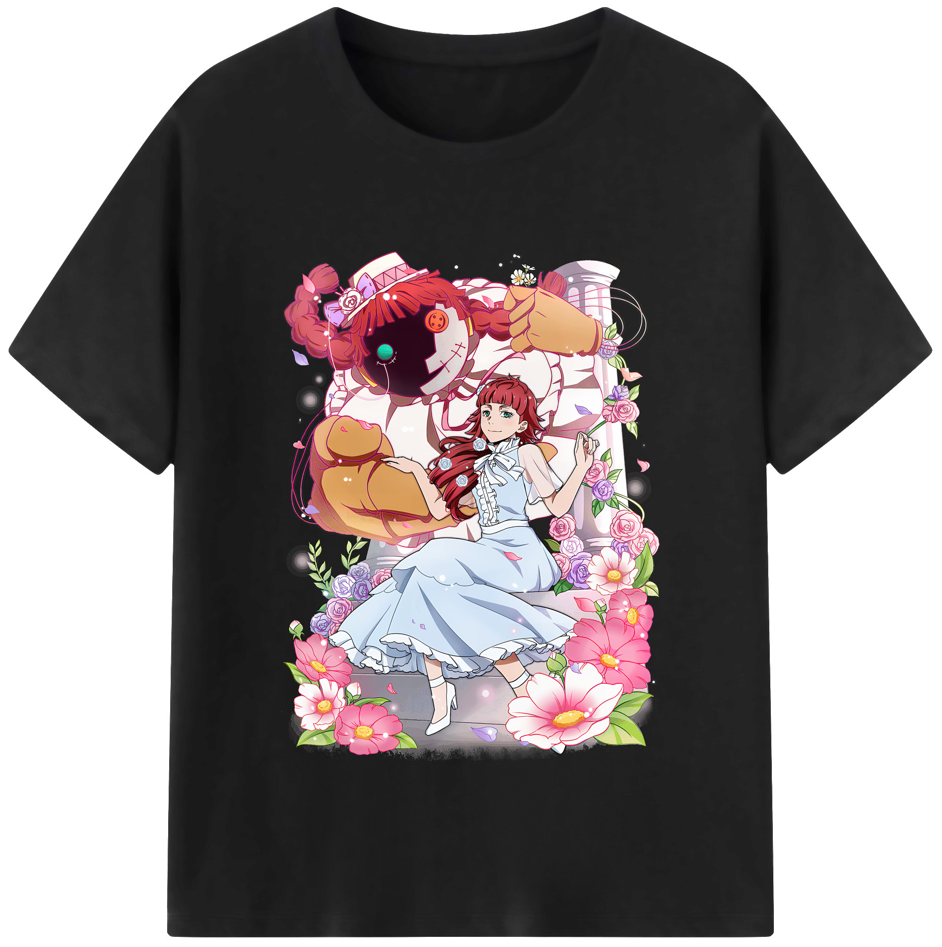 （画像用） 文豪ストレイドッグス Bungo Stray Dogs レディースカジュアルプリントTシャツ（綿100％）
