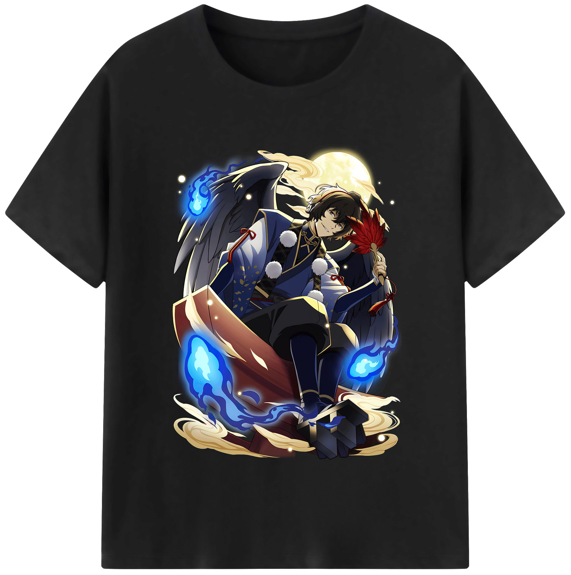 （画像用） 文豪ストレイドッグス Bungo Stray Dogs レディースカジュアルプリントTシャツ（綿100％）