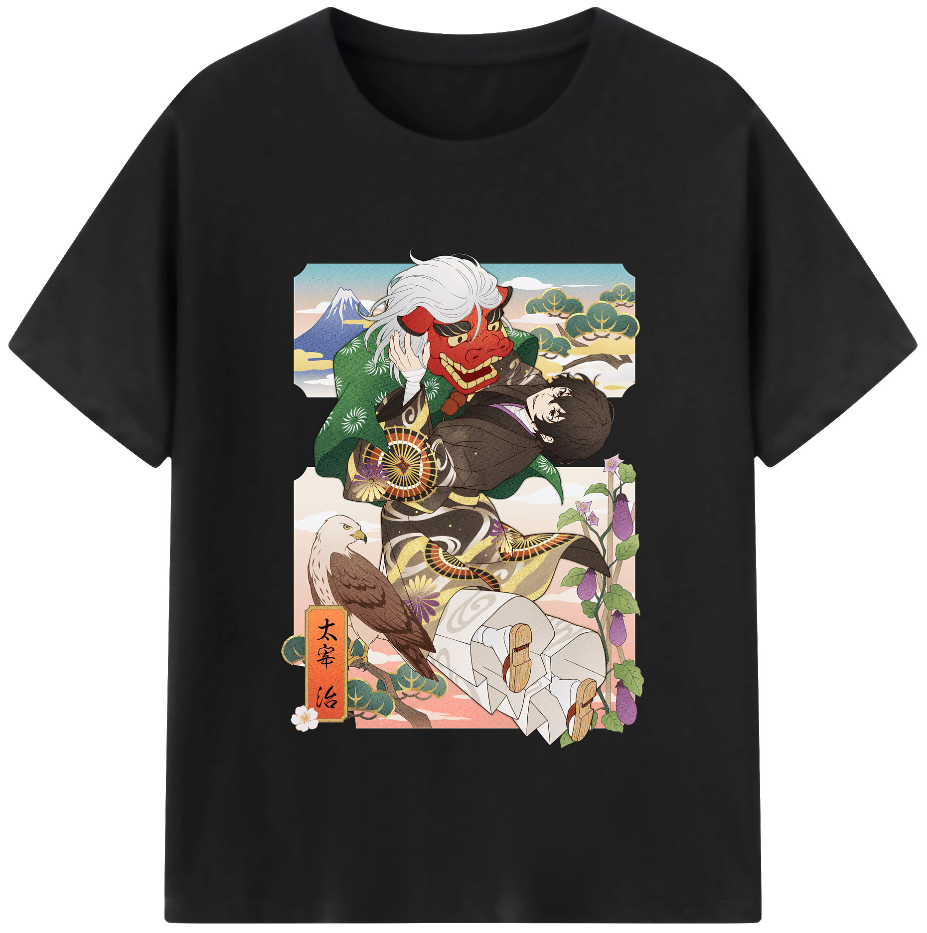 （画像用） 文豪ストレイドッグス Bungo Stray Dogs レディースカジュアルプリントTシャツ（綿100％）