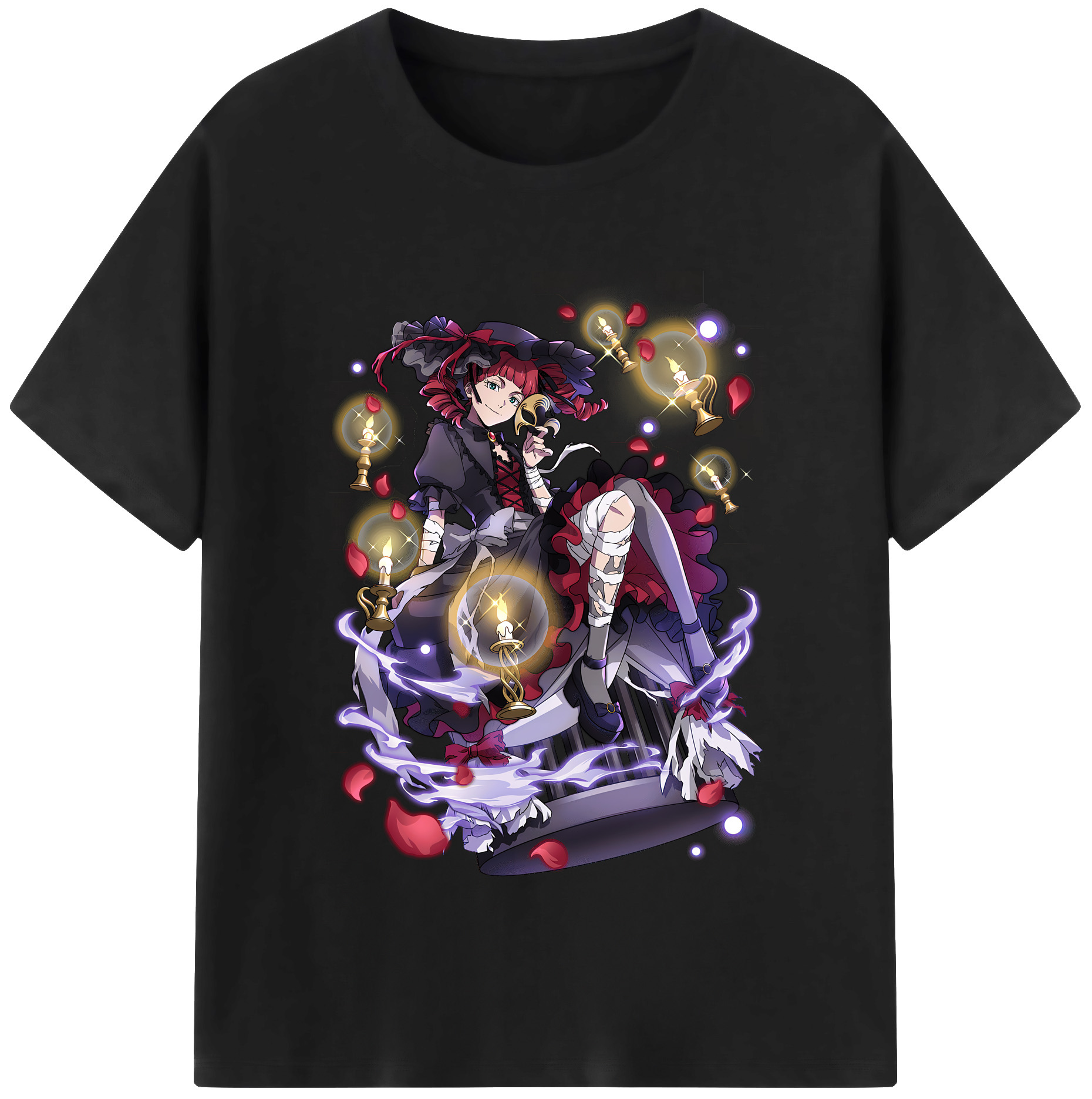（画像用） 文豪ストレイドッグス Bungo Stray Dogs レディースカジュアルプリントTシャツ（綿100％）