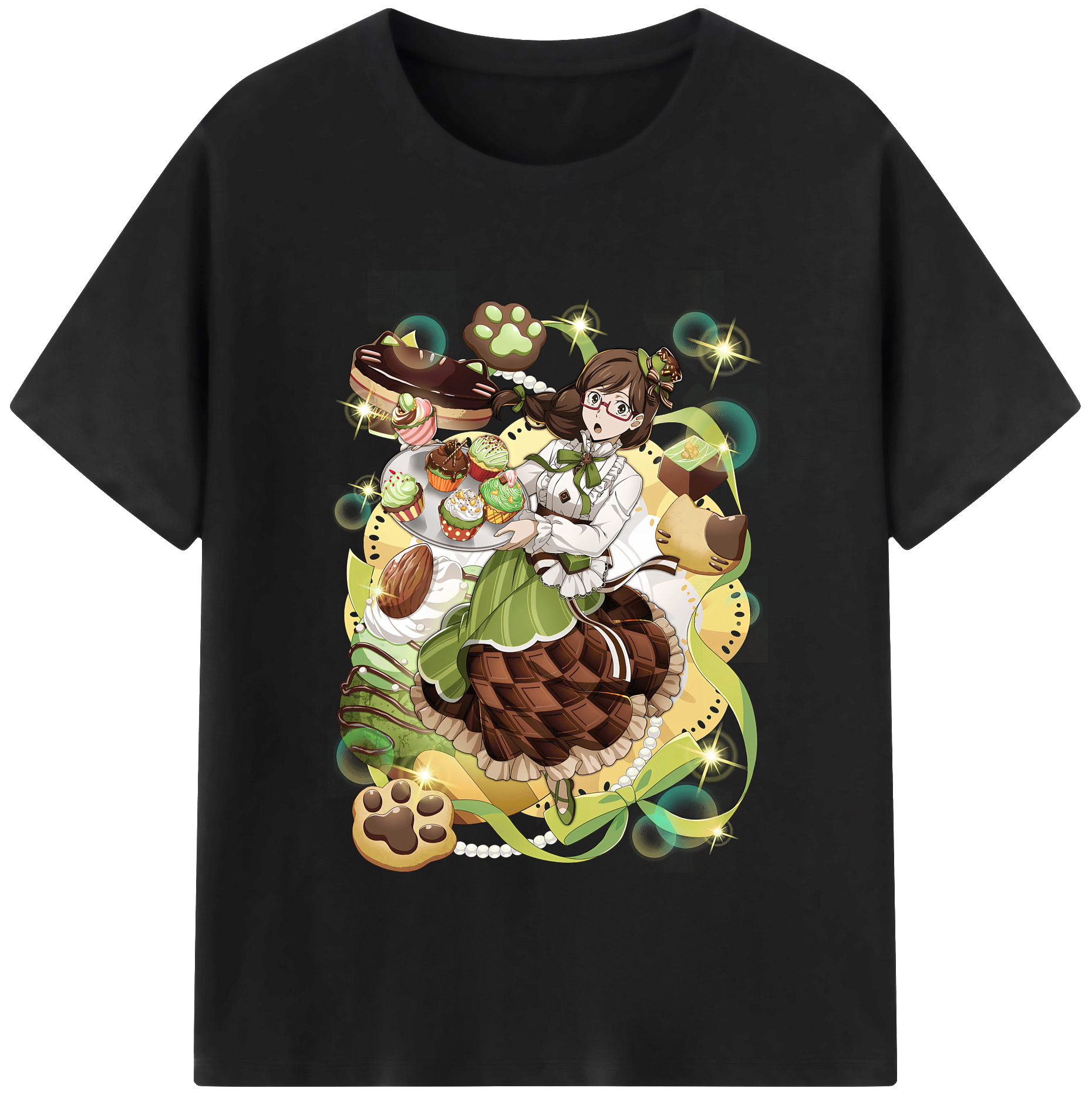（画像用） 文豪ストレイドッグス Bungo Stray Dogs レディースカジュアルプリントTシャツ（綿100％）