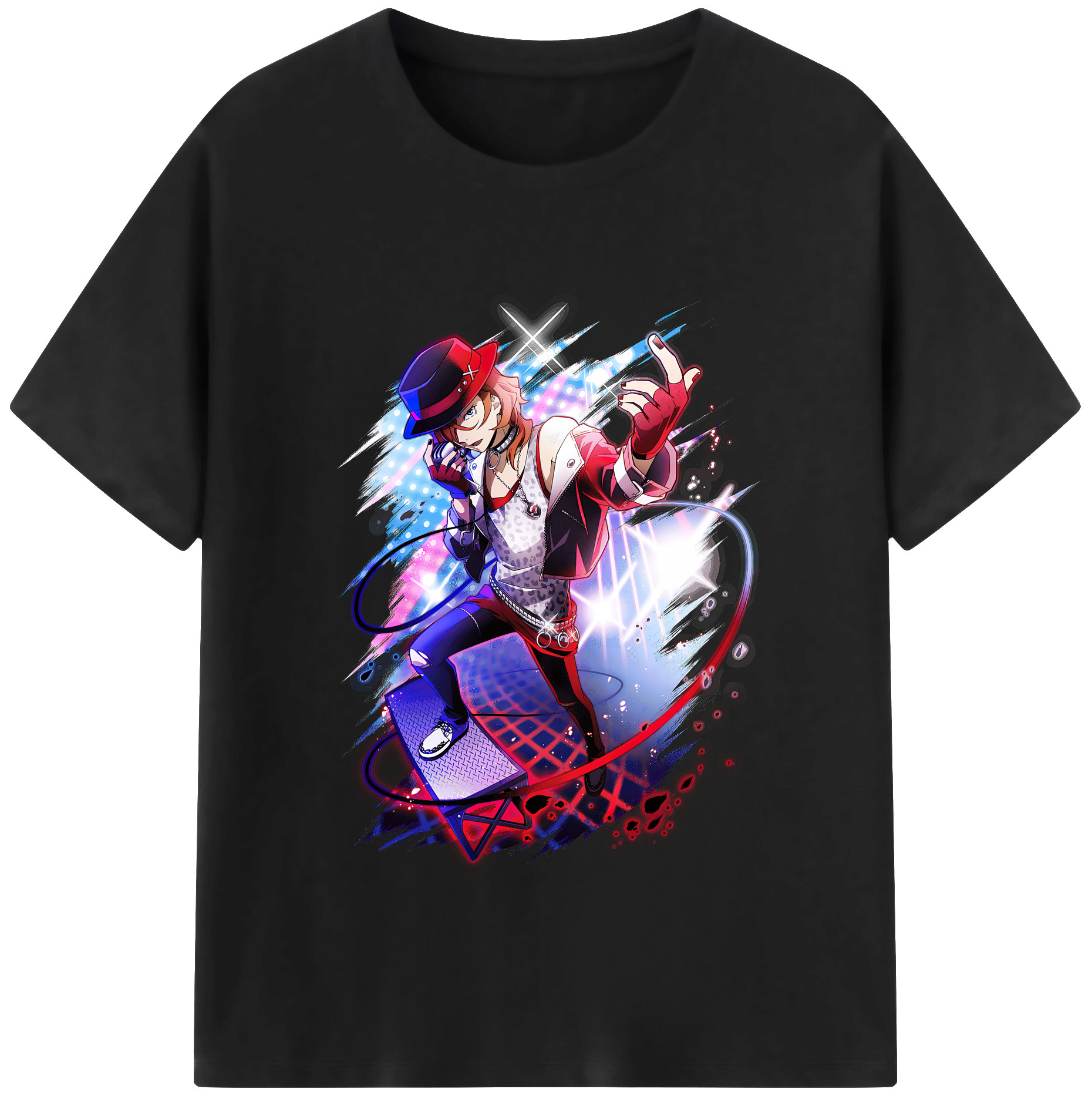 （画像用） 文豪ストレイドッグス Bungo Stray Dogs レディースカジュアルプリントTシャツ（綿100％）