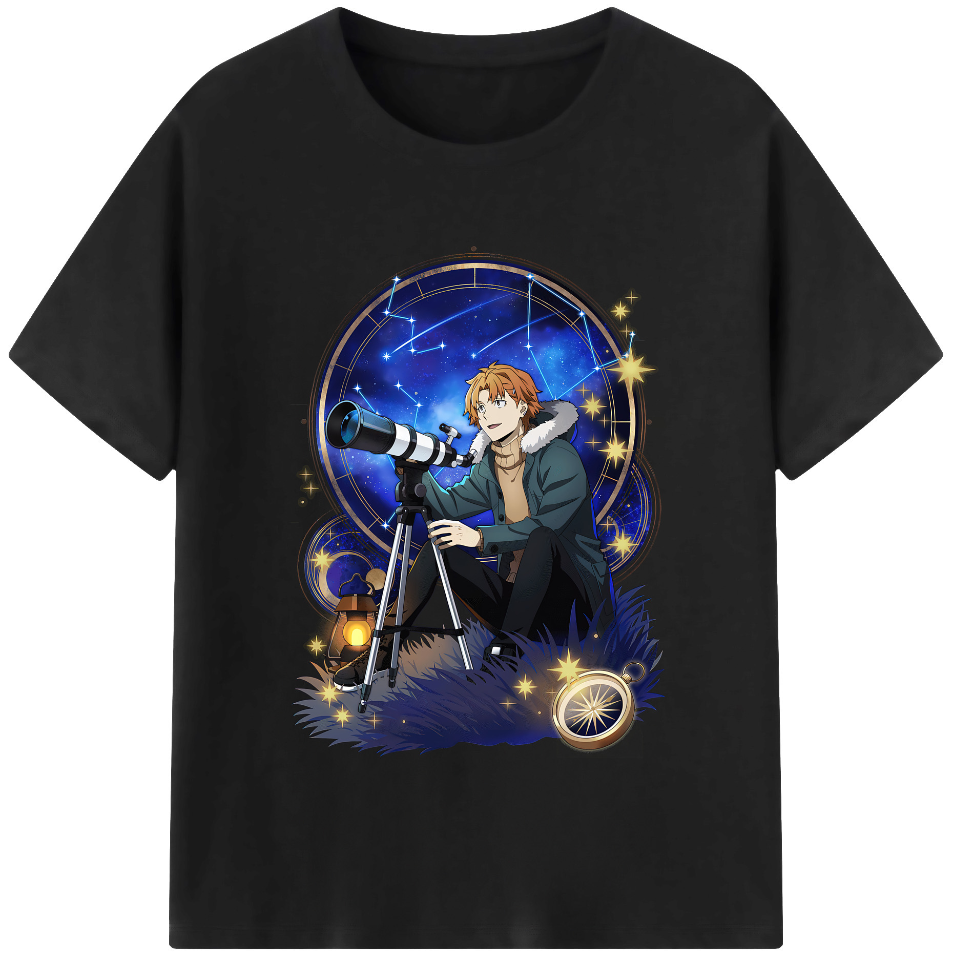 （画像用） 文豪ストレイドッグス Bungo Stray Dogs レディースカジュアルプリントTシャツ（綿100％）