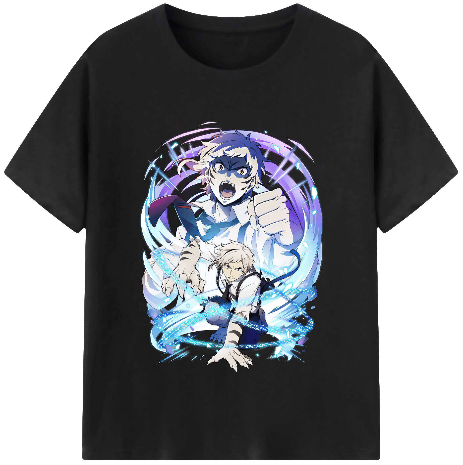 （画像用） 文豪ストレイドッグス Bungo Stray Dogs レディースカジュアルプリントTシャツ（綿100％）