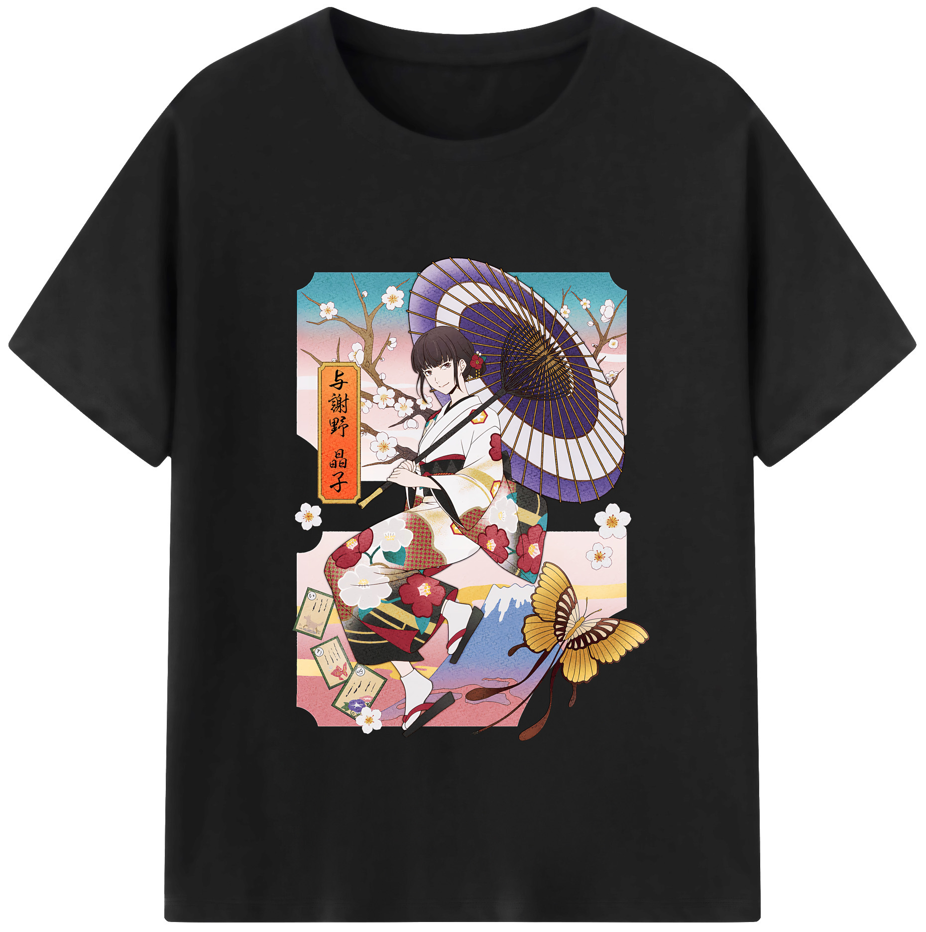 （画像用） 文豪ストレイドッグス Bungo Stray Dogs レディースカジュアルプリントTシャツ（綿100％）