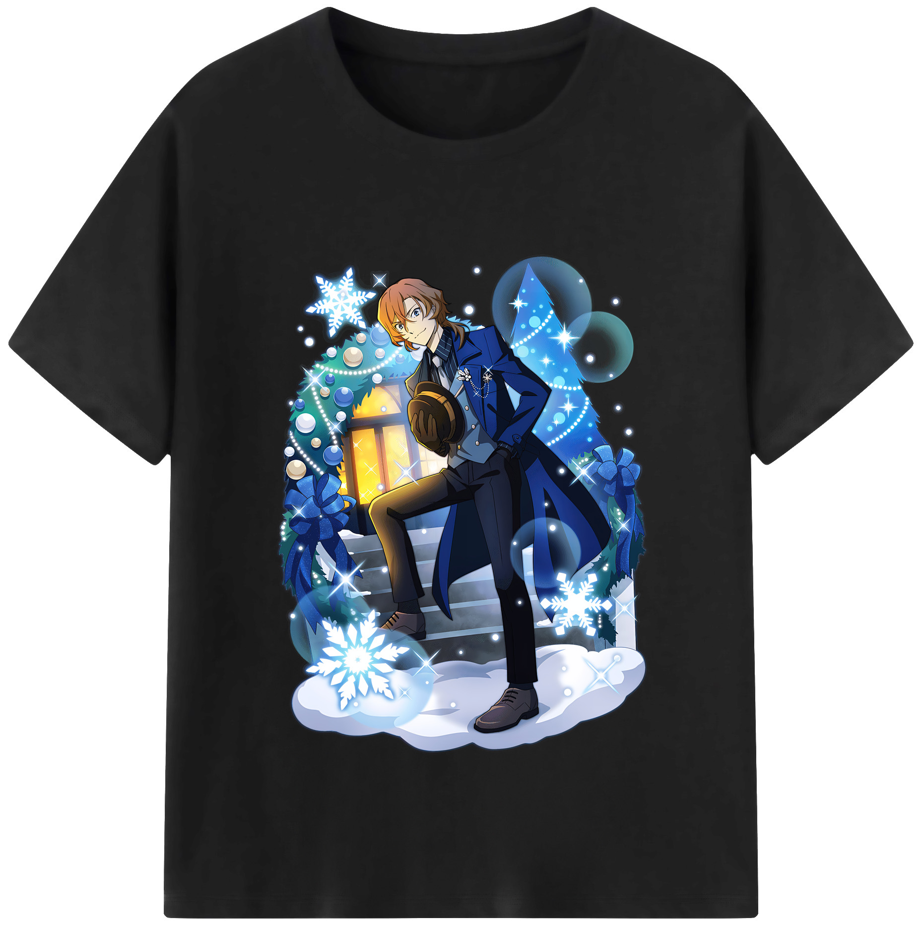 （画像用） 文豪ストレイドッグス Bungo Stray Dogs レディースカジュアルプリントTシャツ（綿100％）