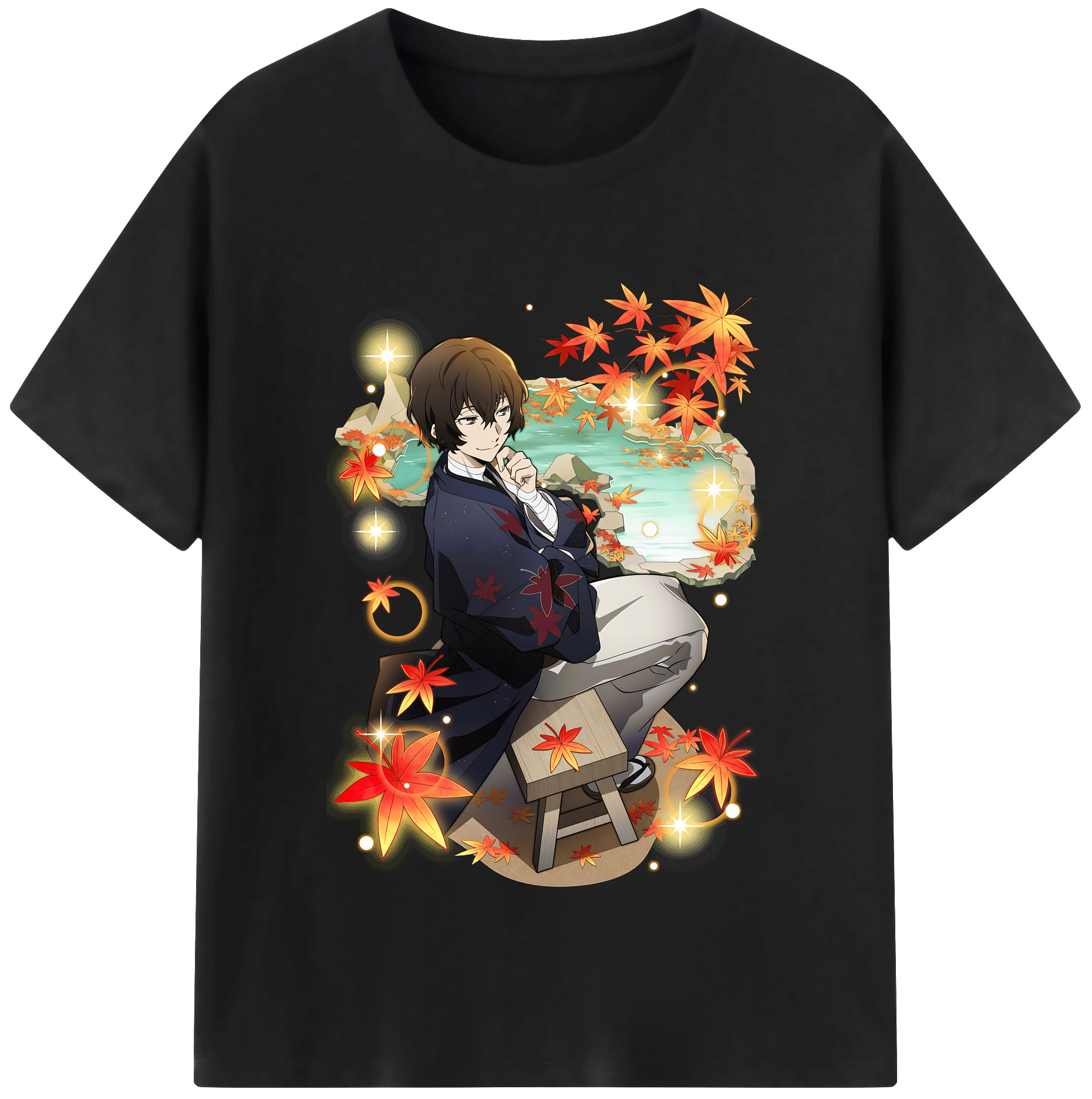（画像用） 文豪ストレイドッグス Bungo Stray Dogs レディースカジュアルプリントTシャツ（綿100％）