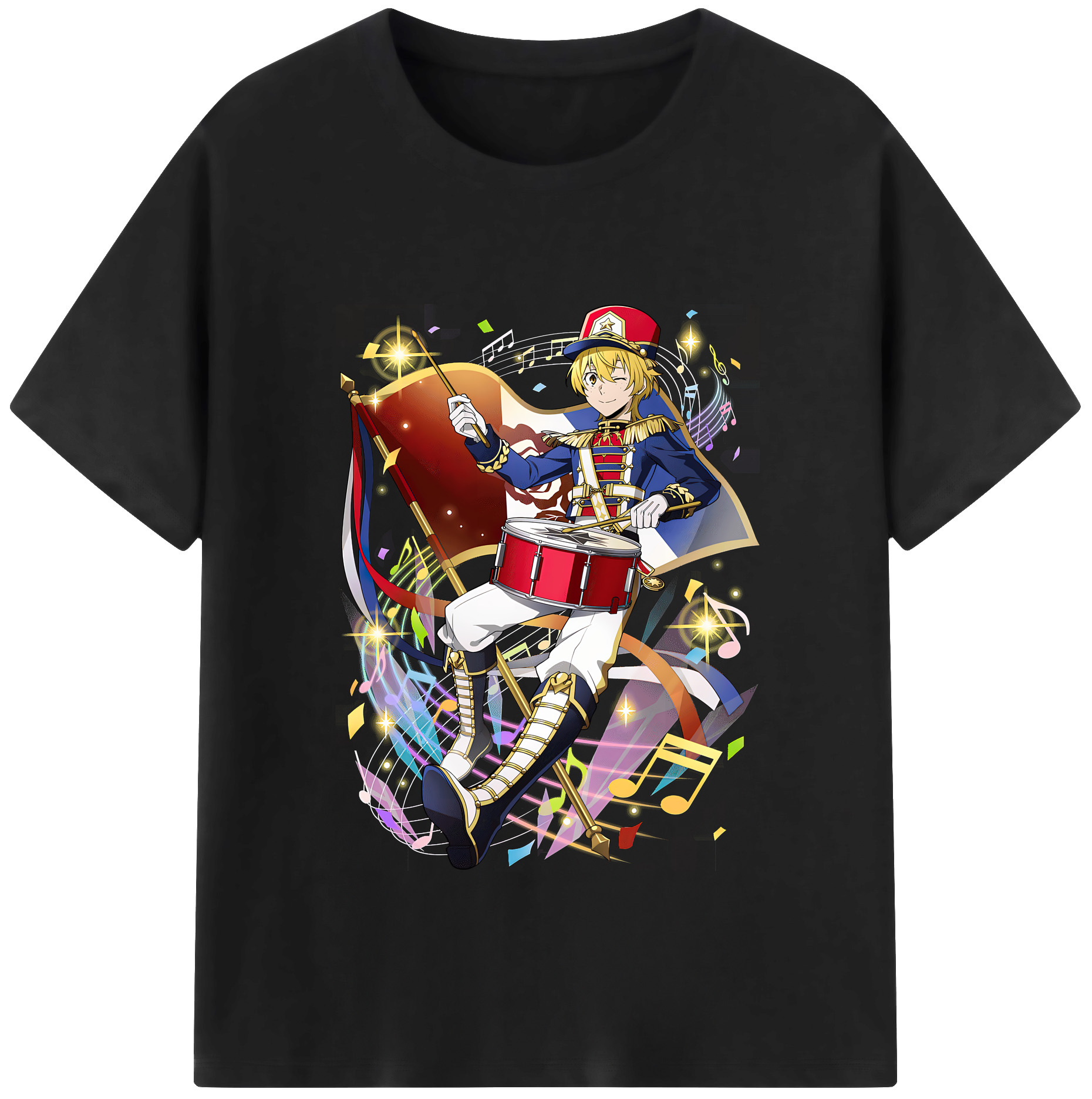 （画像用） 文豪ストレイドッグス Bungo Stray Dogs レディースカジュアルプリントTシャツ（綿100％）