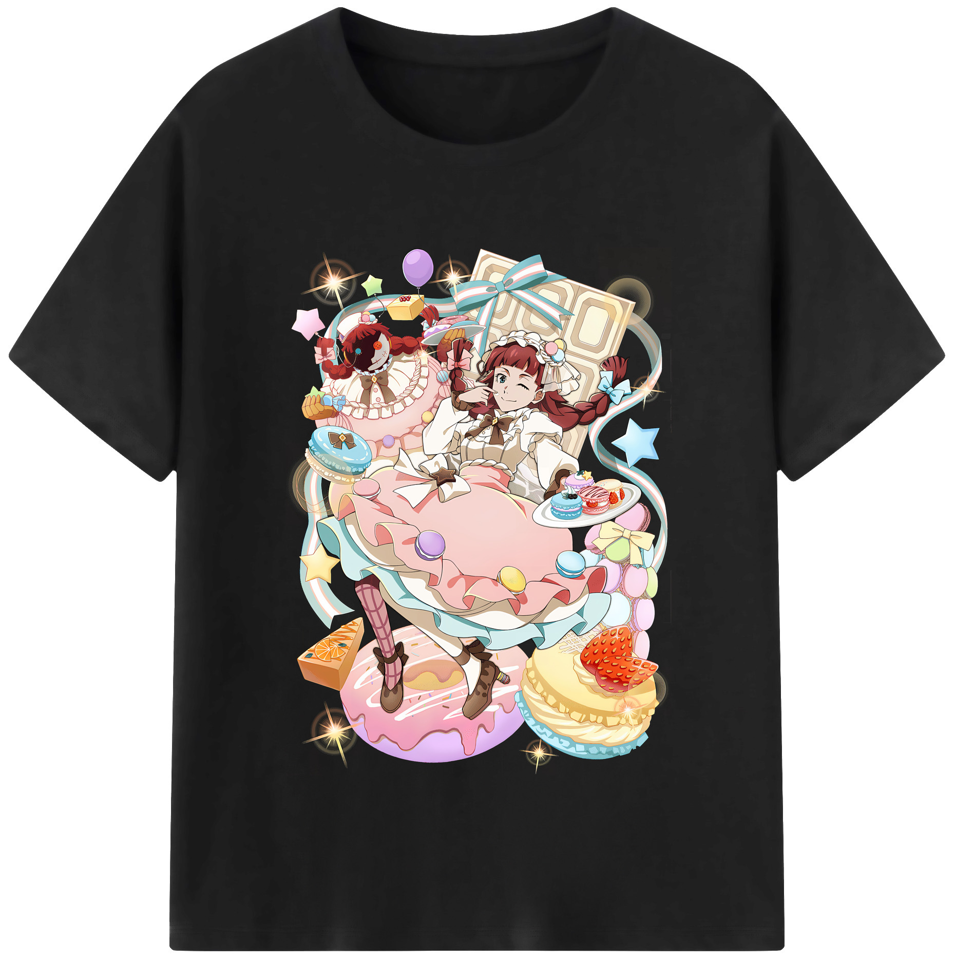 （画像用） 文豪ストレイドッグス Bungo Stray Dogs レディースカジュアルプリントTシャツ（綿100％）