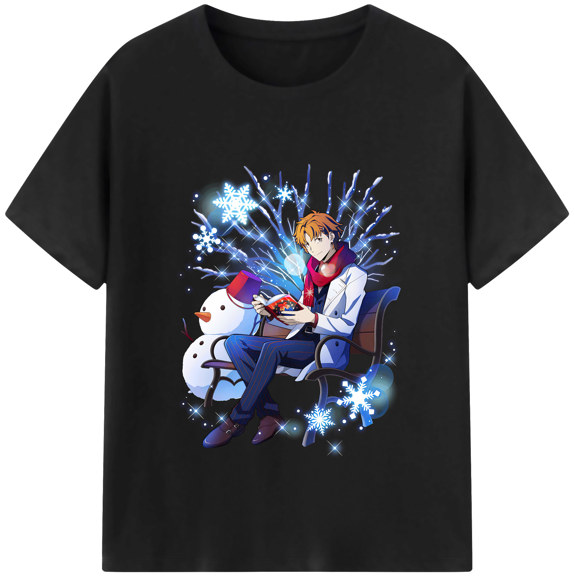 （画像用） 文豪ストレイドッグス Bungo Stray Dogs レディースカジュアルプリントTシャツ（綿100％）