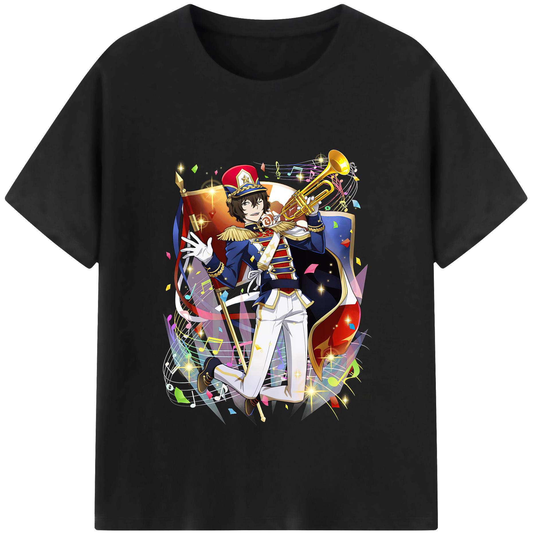 （画像用） 文豪ストレイドッグス Bungo Stray Dogs レディースカジュアルプリントTシャツ（綿100％）
