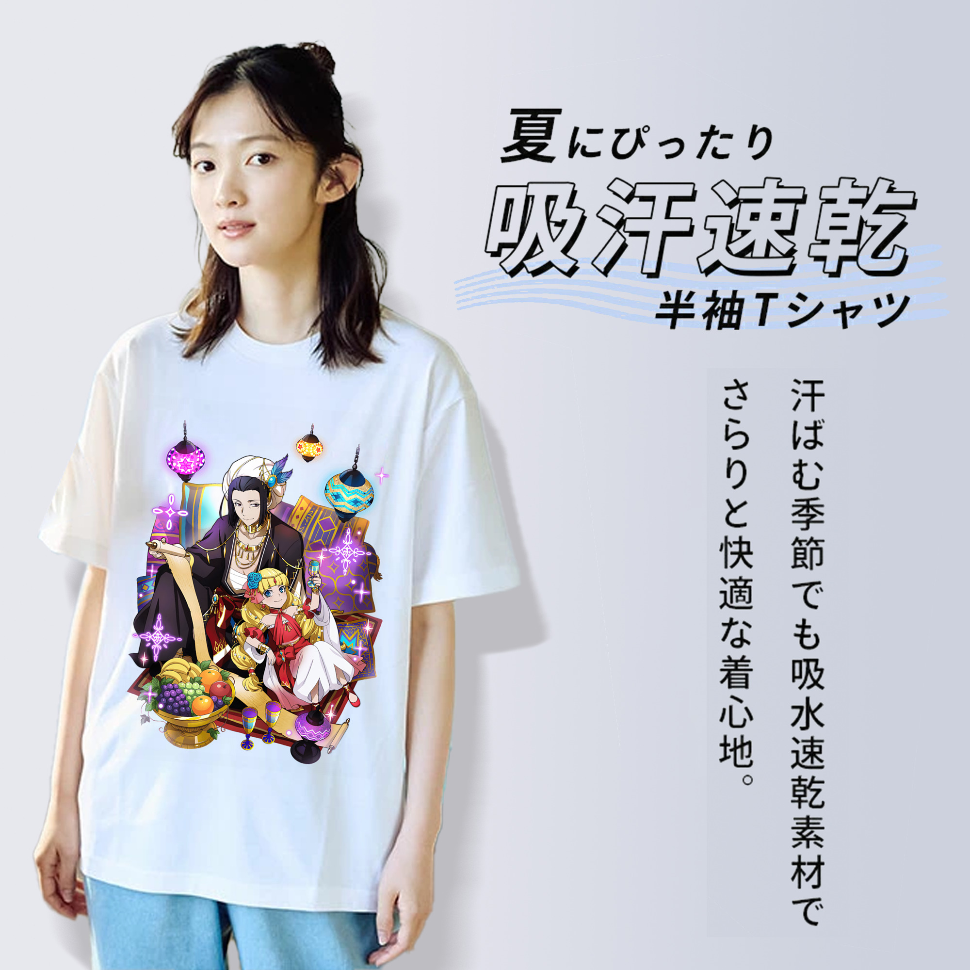 文豪ストレイドッグス Bungo Stray Dogs レディースカジュアルプリントTシャツ（綿100％）