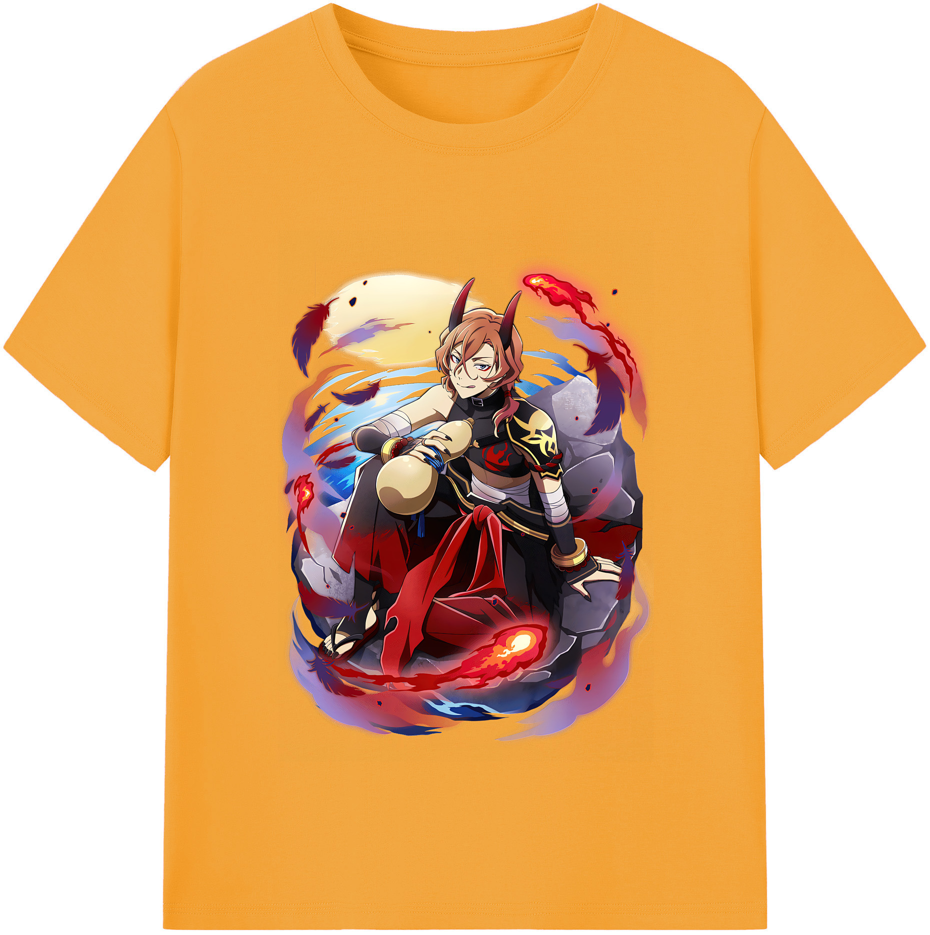 （画像用） 文豪ストレイドッグス Bungo Stray Dogs レディースカジュアルプリントTシャツ（綿100％）